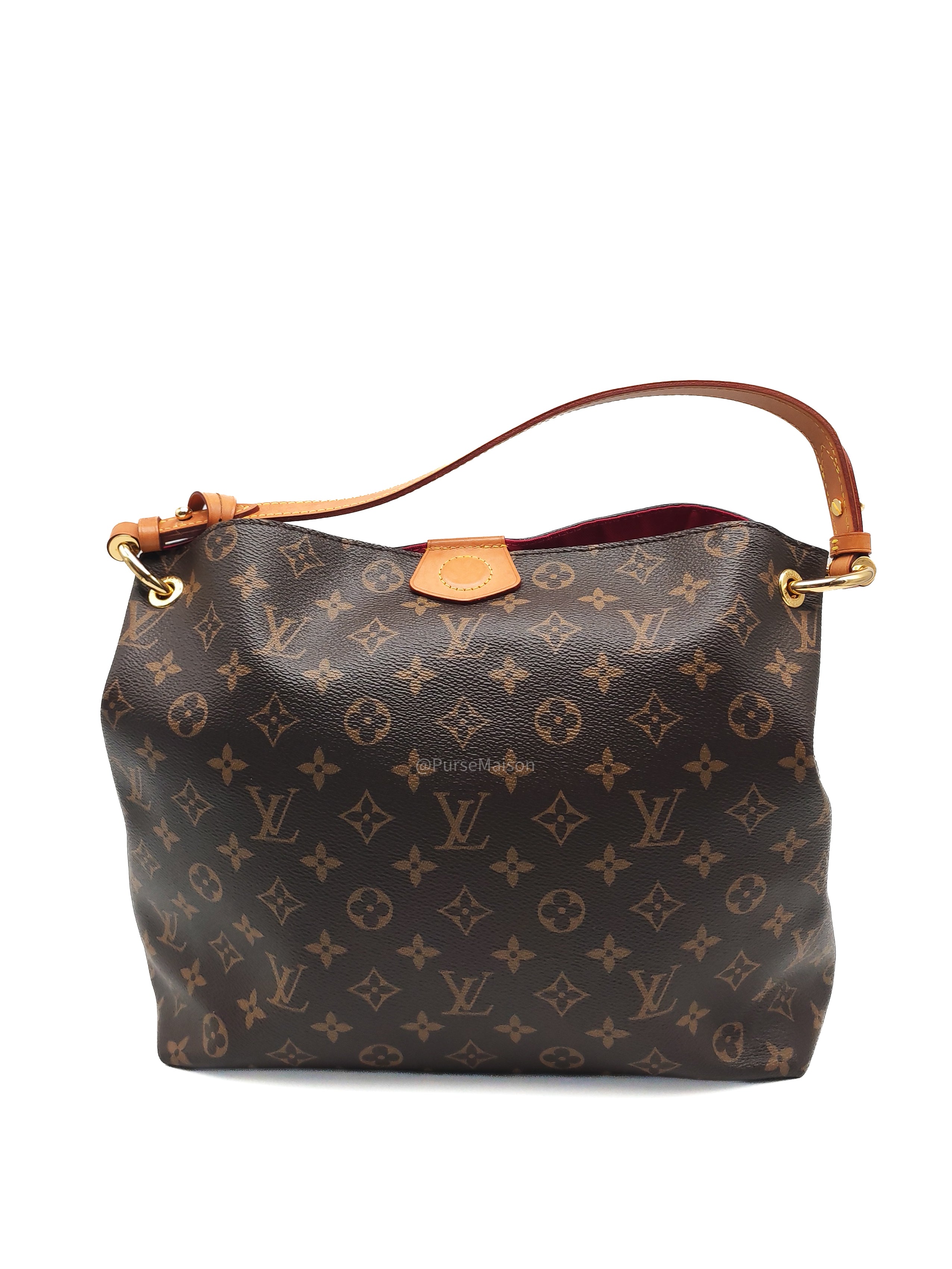 Louis Vuitton Graceful Hobo Bag PM in Monogram Canvas (Date code: MI0128)