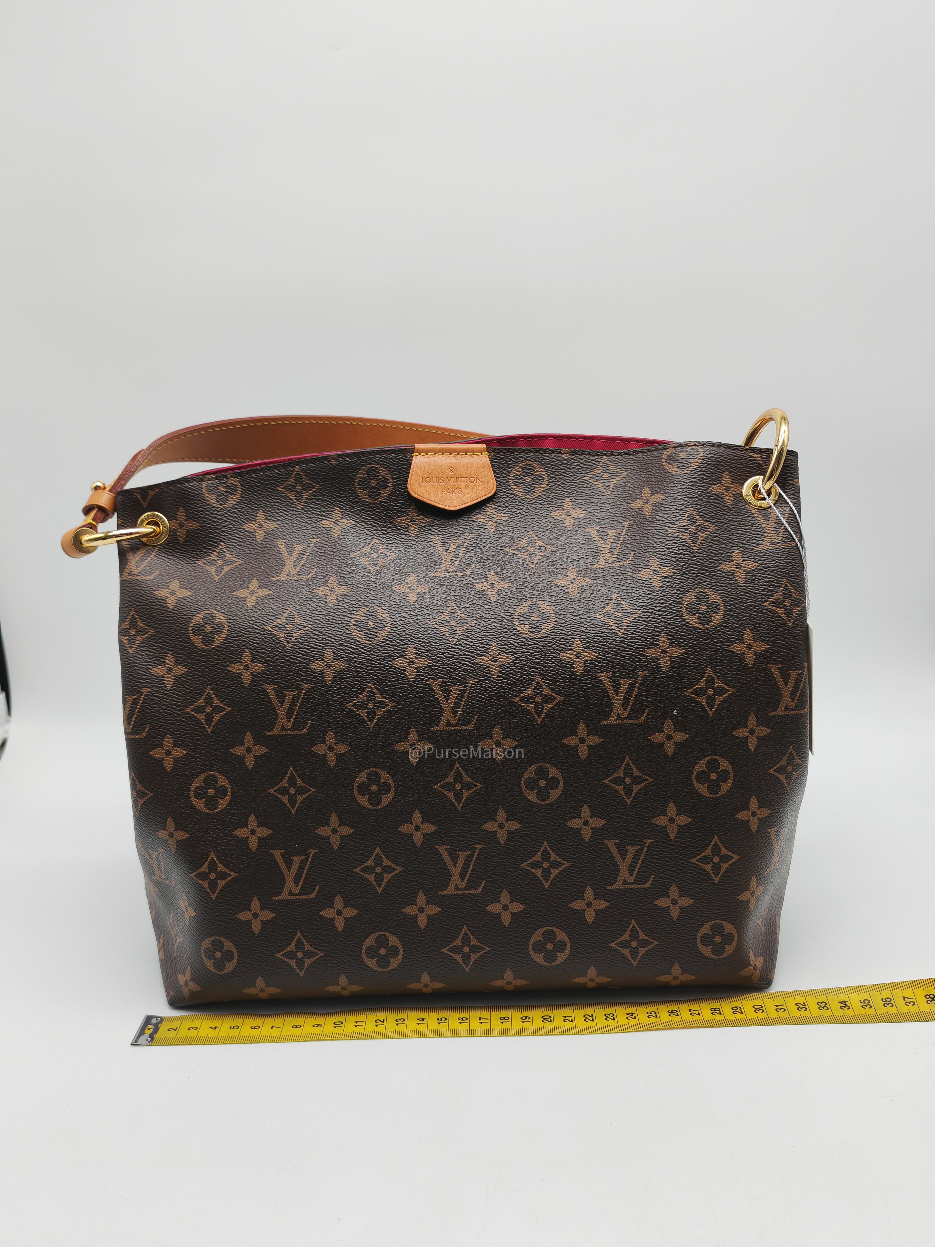 Louis Vuitton Graceful Hobo Bag PM in Monogram Canvas (Date code: MI0128)