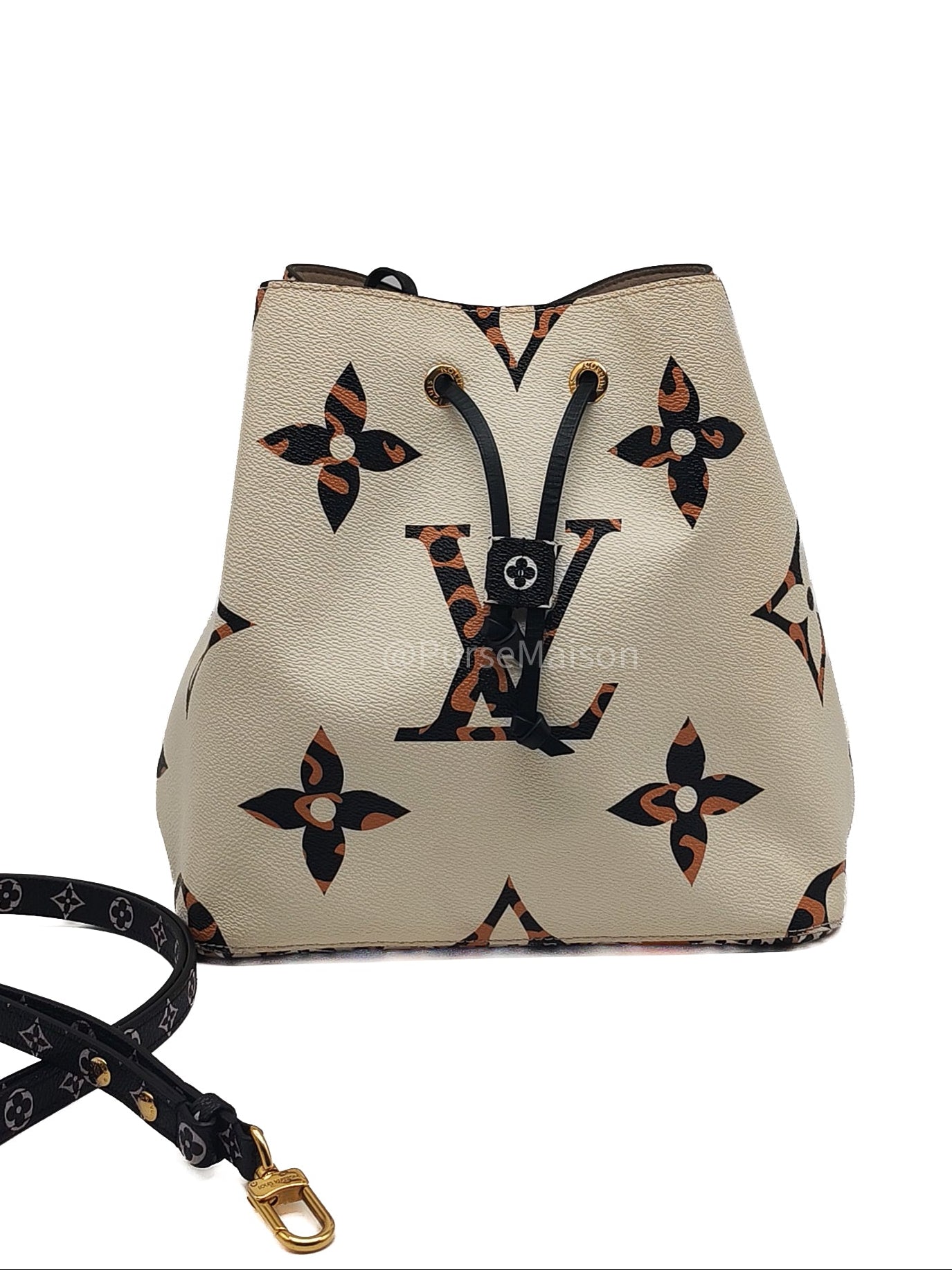 Louis Vuitton Neo Noe Bucket Bag MM in Limited Edition Jungle Monogram Giant Canvas (Date Code: SP3169)