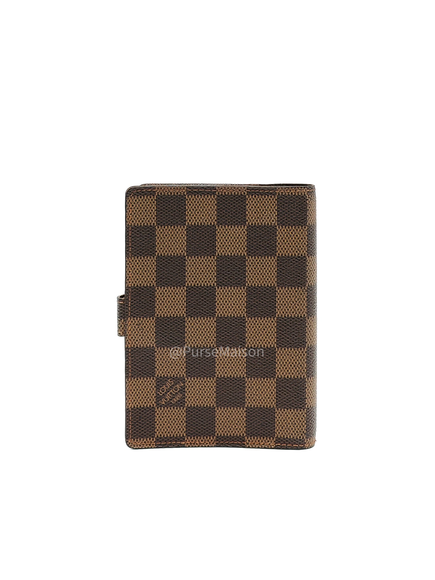Louis Vuitton Small Ring Agenda Cove PM Damier Ebene Canvas (Date Code: CA0978)