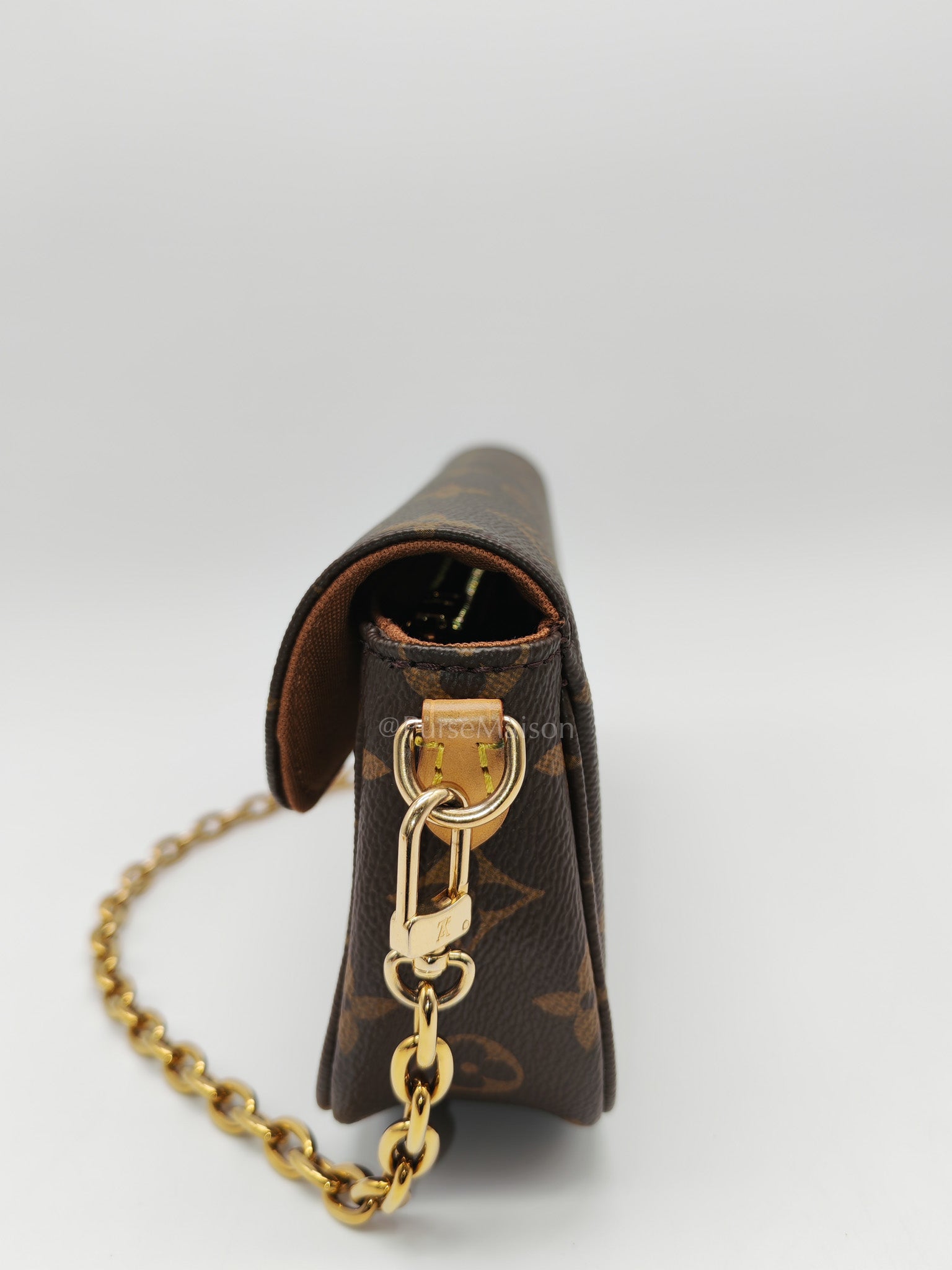 Ivy Wallet On Chain in Monogram Canvas Shoulder Bag (Microchip)