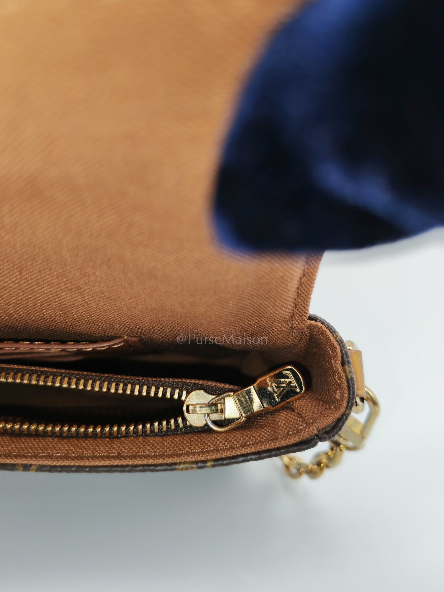 Ivy Wallet On Chain in Monogram Canvas Shoulder Bag (Microchip)