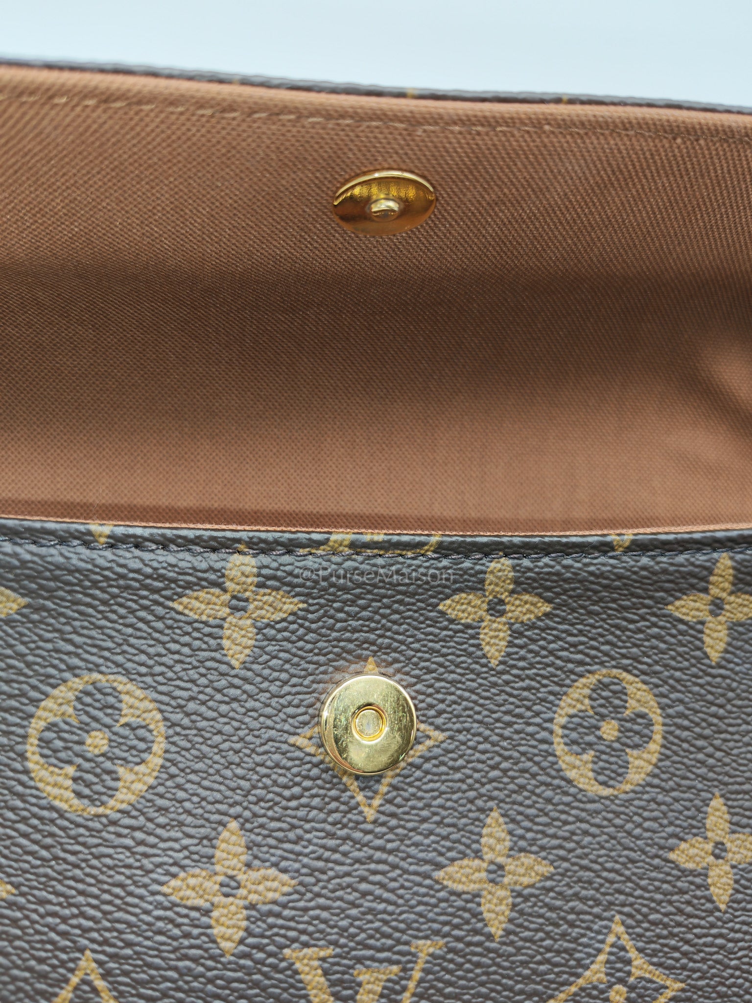 Ivy Wallet On Chain in Monogram Canvas Shoulder Bag (Microchip)
