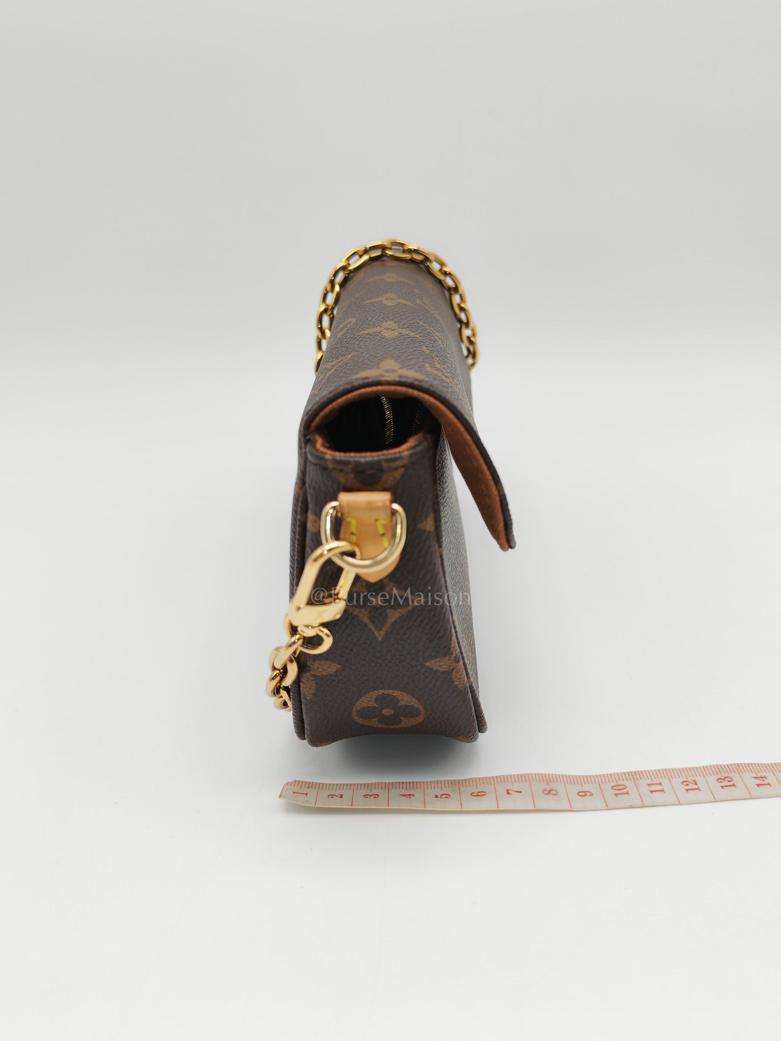 Ivy Wallet On Chain in Monogram Canvas Shoulder Bag (Microchip)