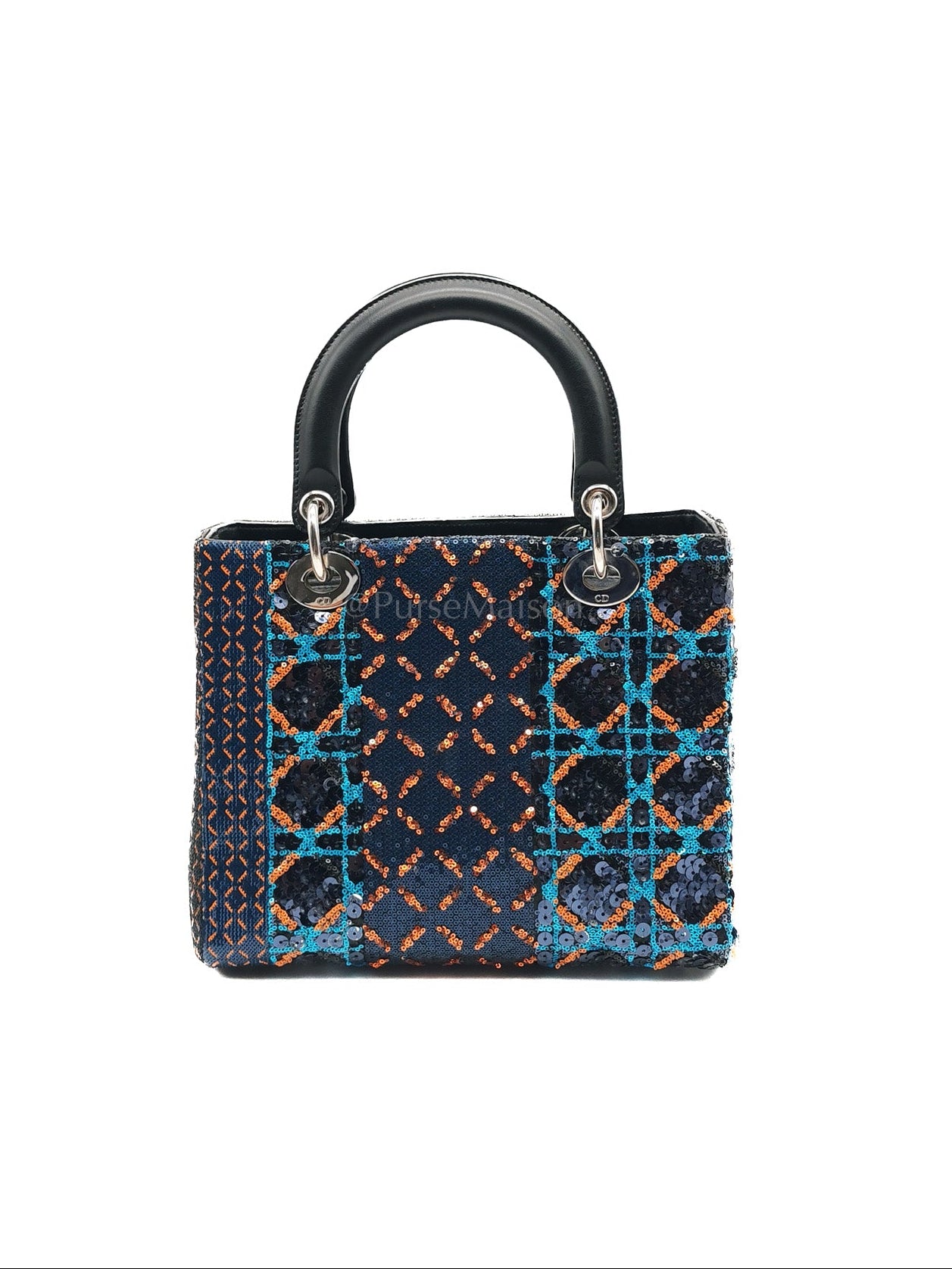 Lady Dior Medium Limited Edition Sequin-Embellished Shoulder Bag