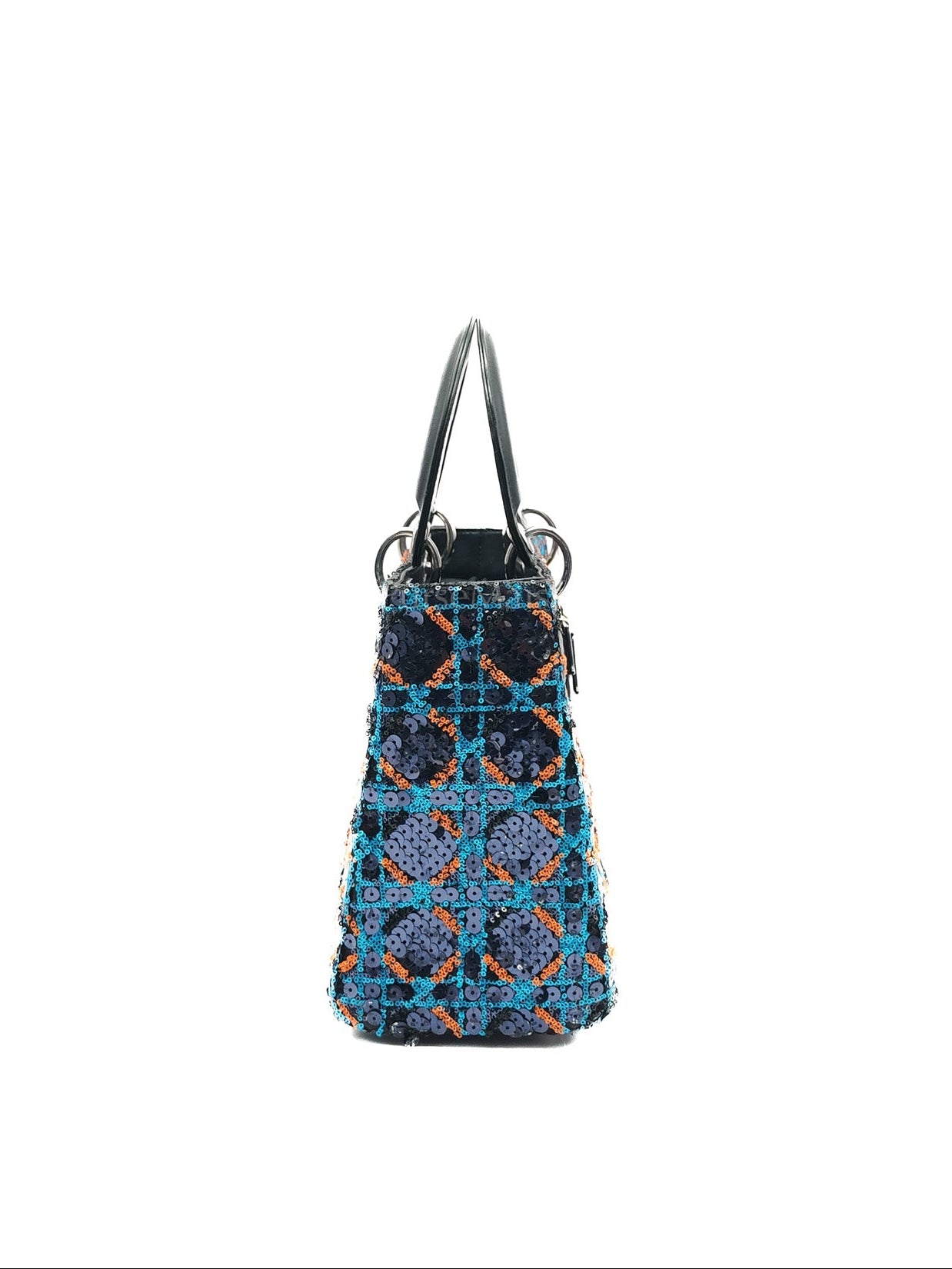 Lady Dior Medium Limited Edition Sequin-Embellished Shoulder Bag