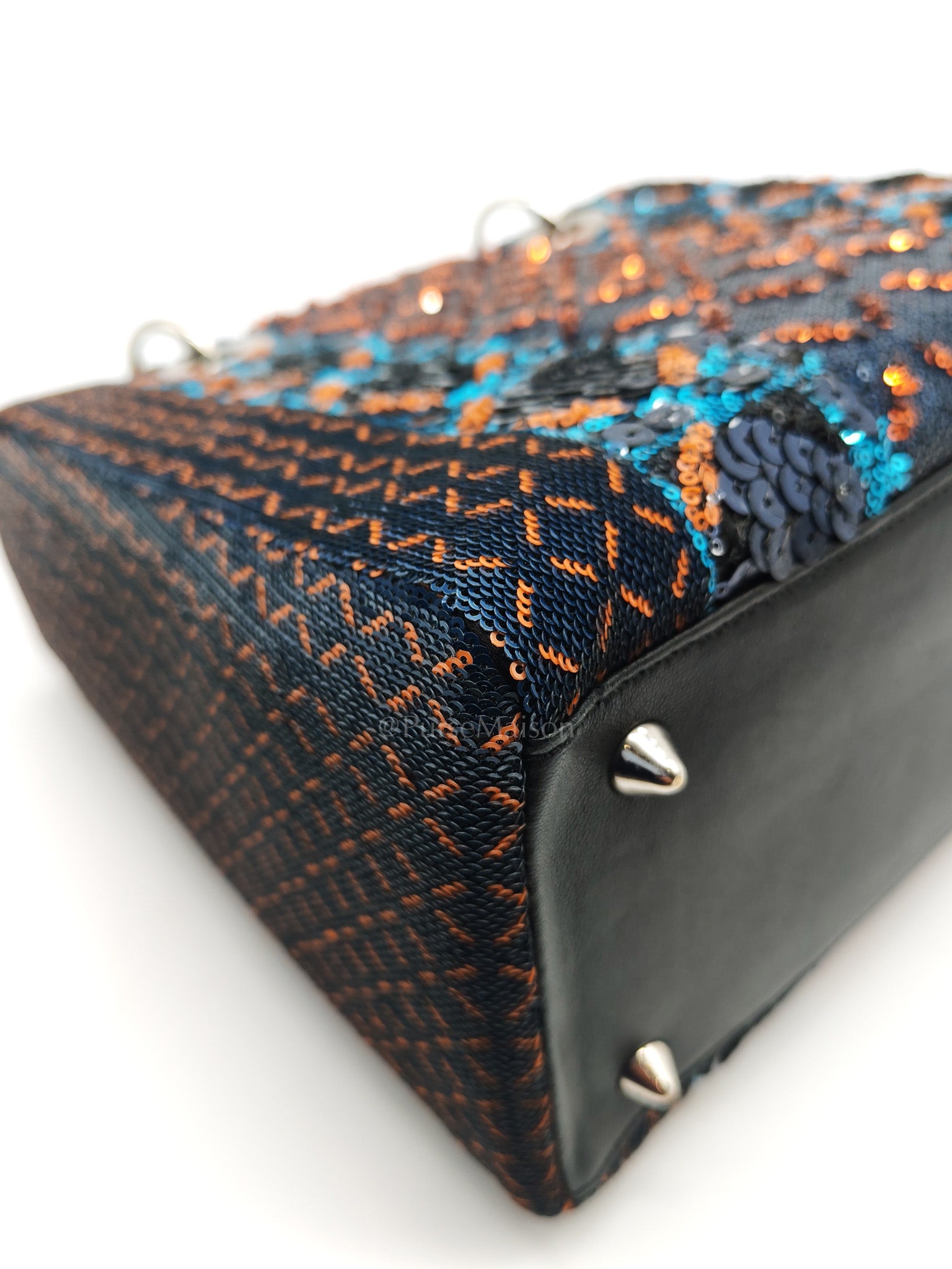 Lady Dior Medium Limited Edition Sequin-Embellished Shoulder Bag