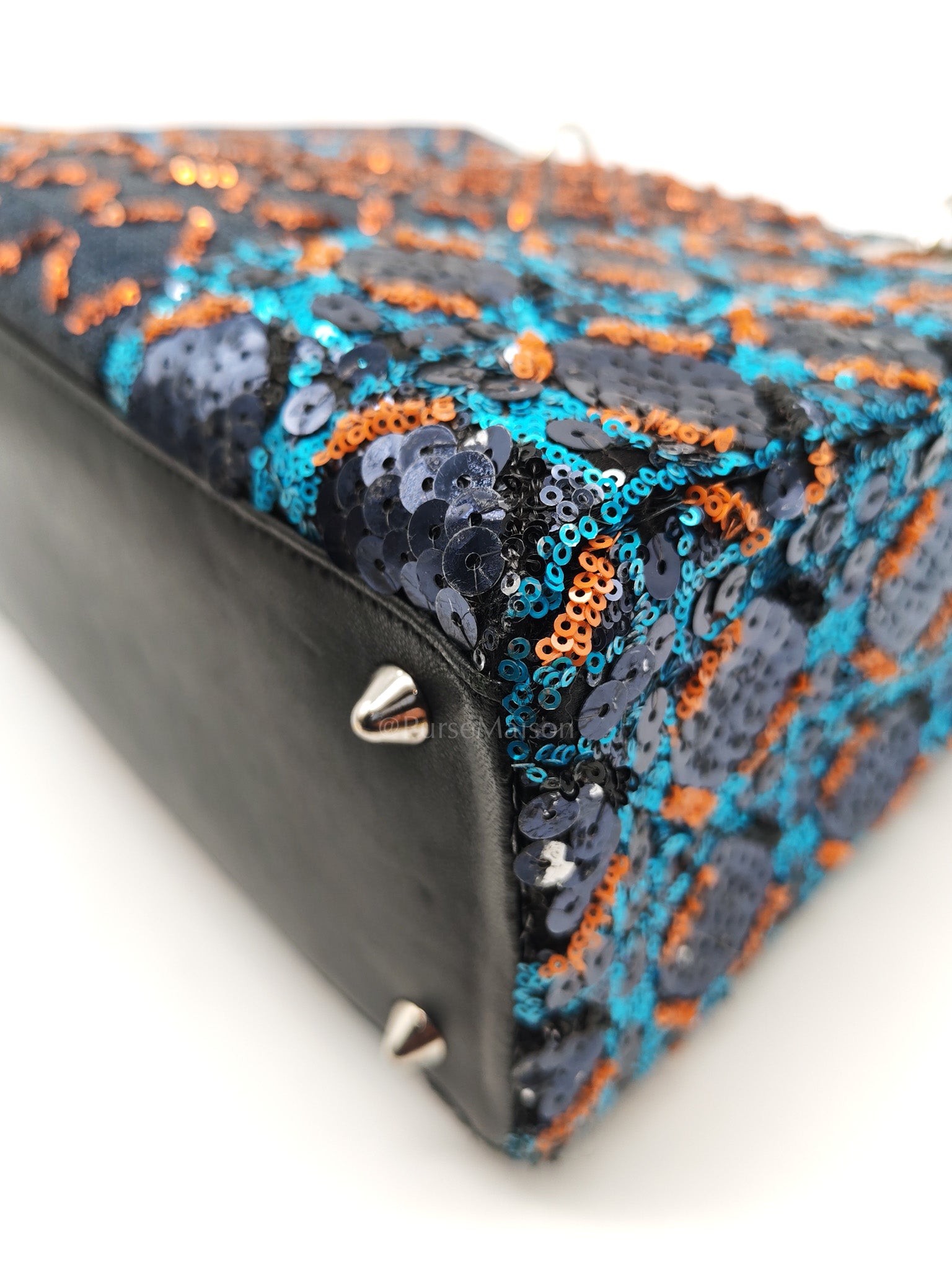 Lady Dior Medium Limited Edition Sequin-Embellished Shoulder Bag