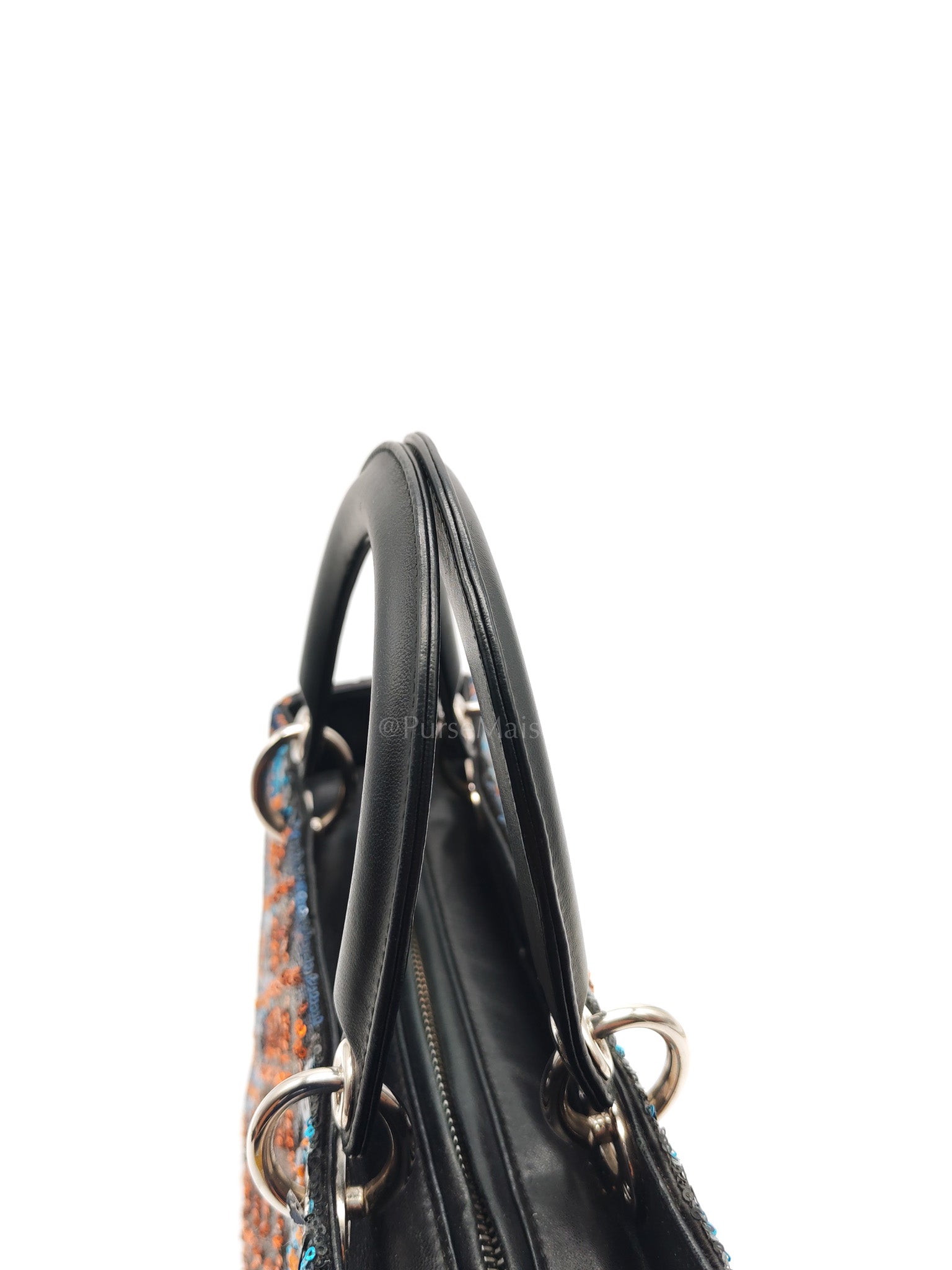 Lady Dior Medium Limited Edition Sequin-Embellished Shoulder Bag