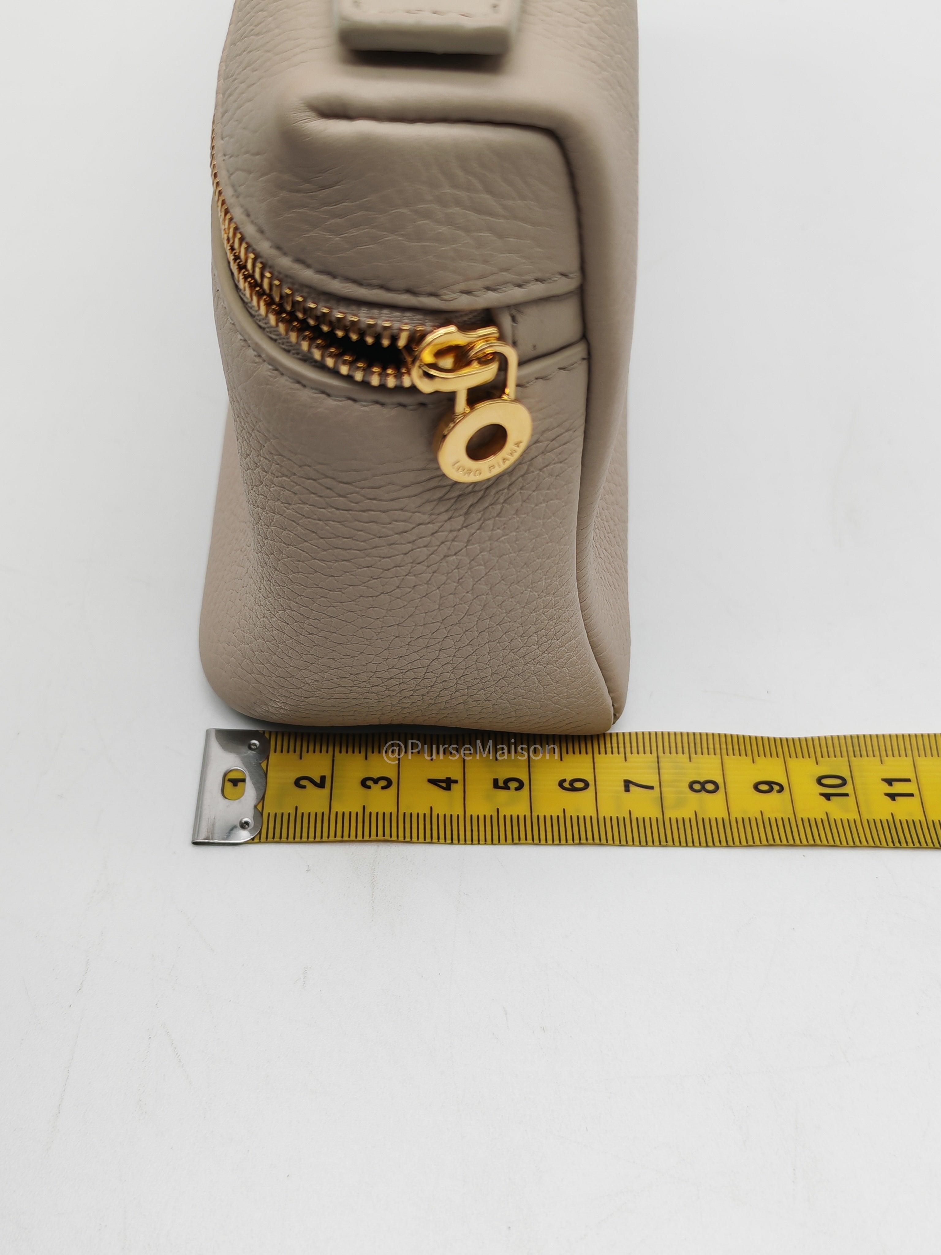 Loro Piana Extra Pocket L19 in Whisper White/Sun Gold Tender Calfskin Leather