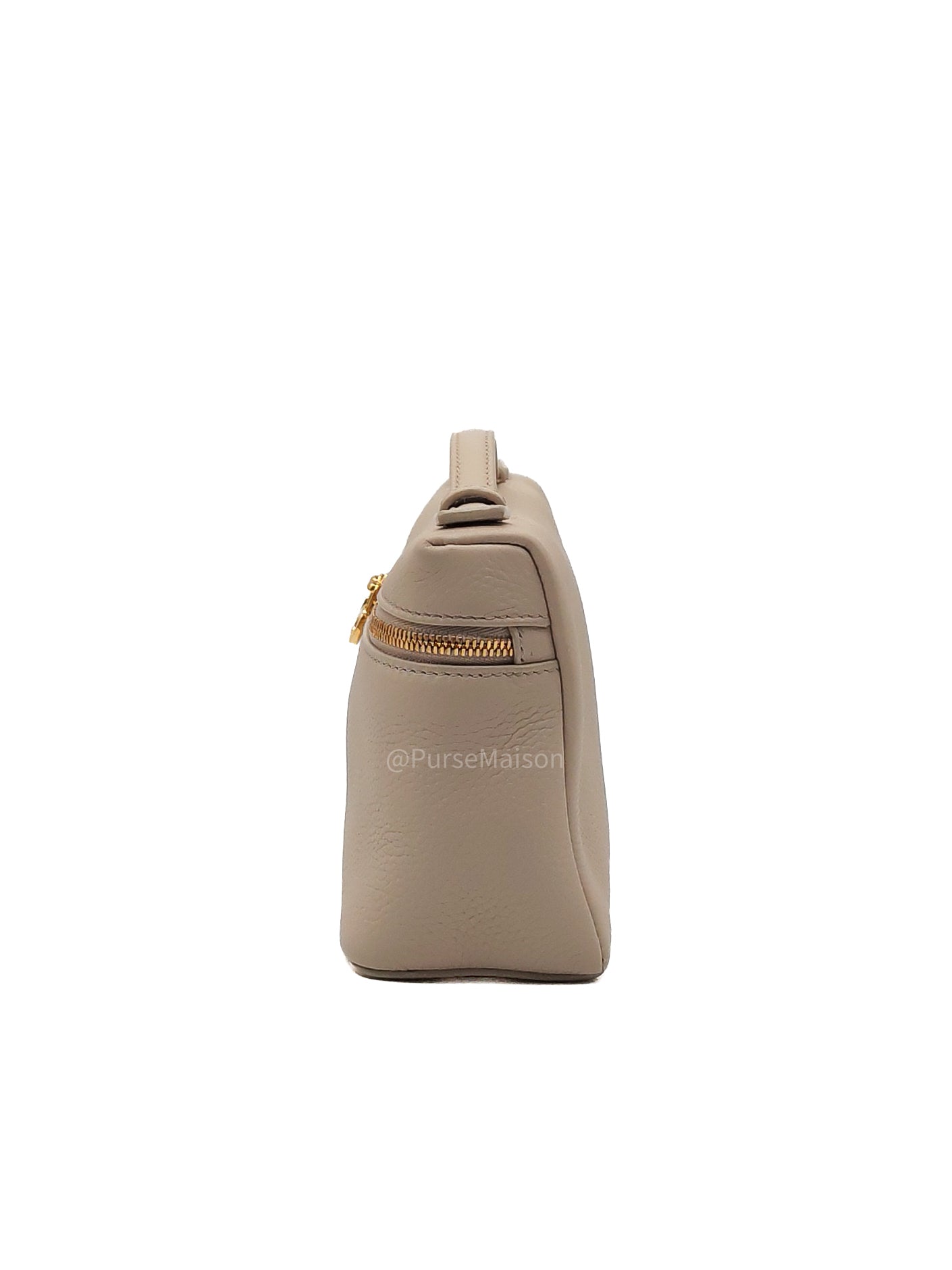 Loro Piana Extra Pocket L19 in Whisper White/Sun Gold Tender Calfskin Leather