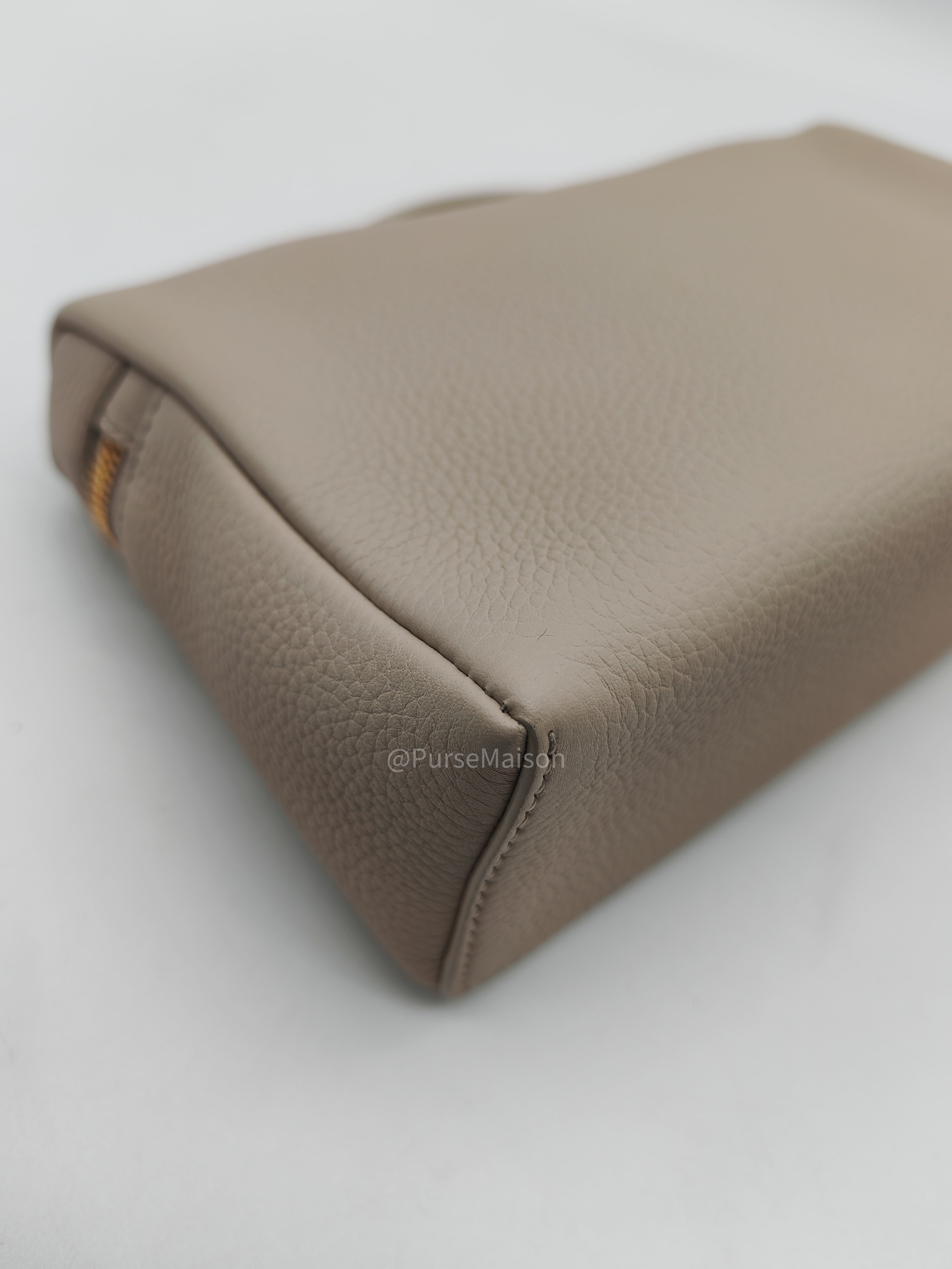 Loro Piana Extra Pocket L19 in Whisper White/Sun Gold Tender Calfskin Leather