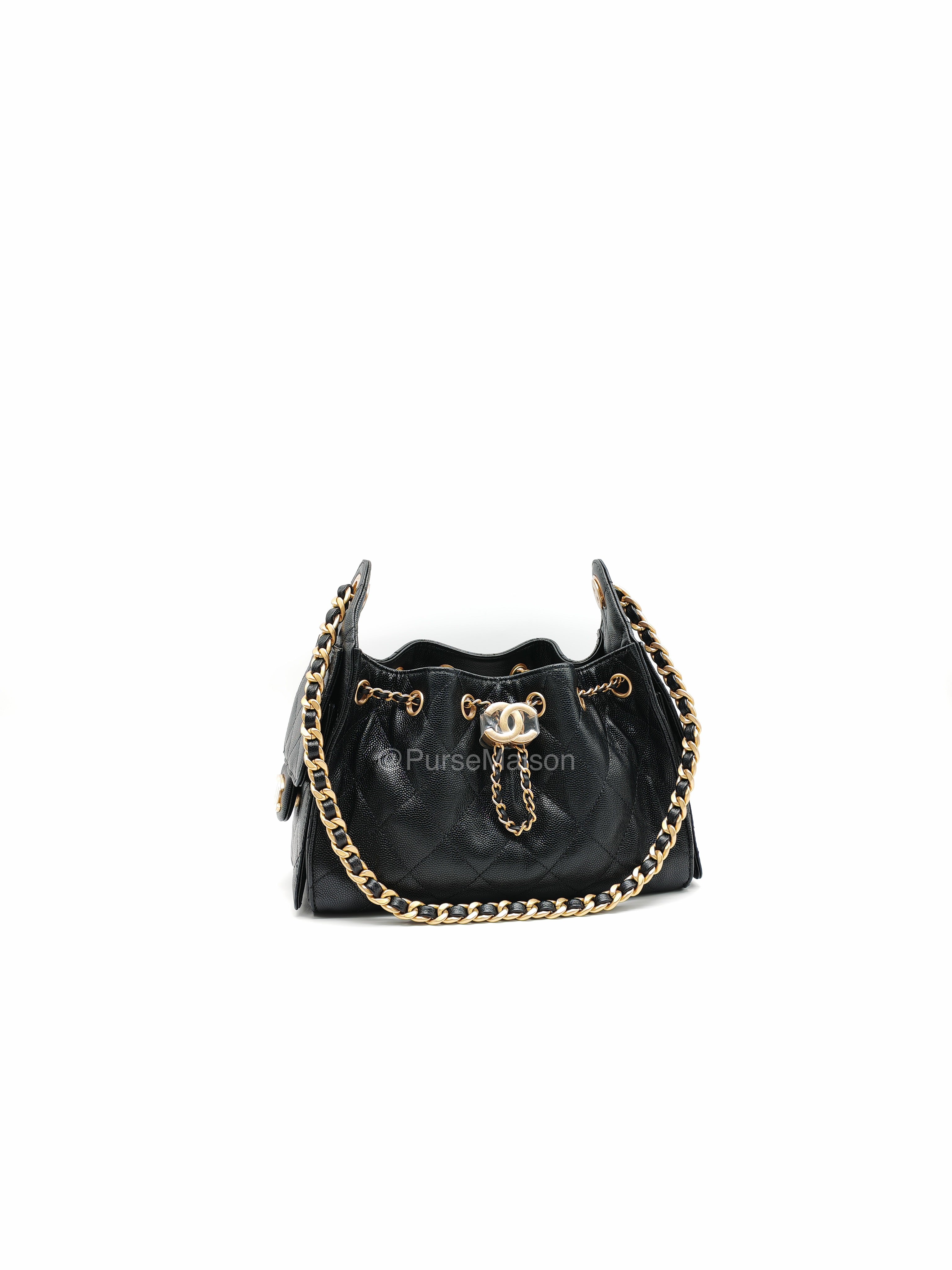 chanel 25 mini caviar bnew microchip (CXE487JE)