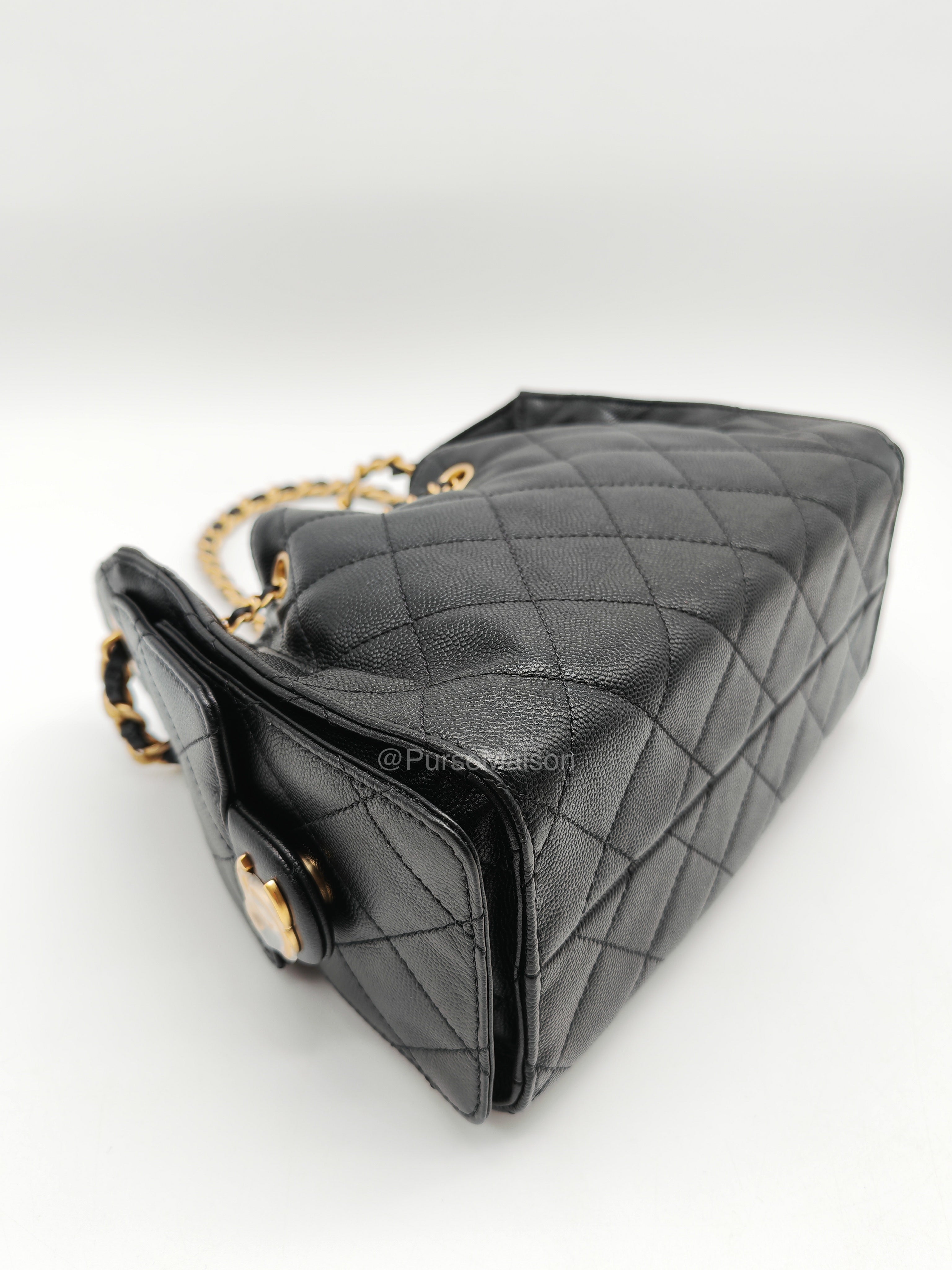 chanel 25 mini caviar bnew microchip (CXE487JE)