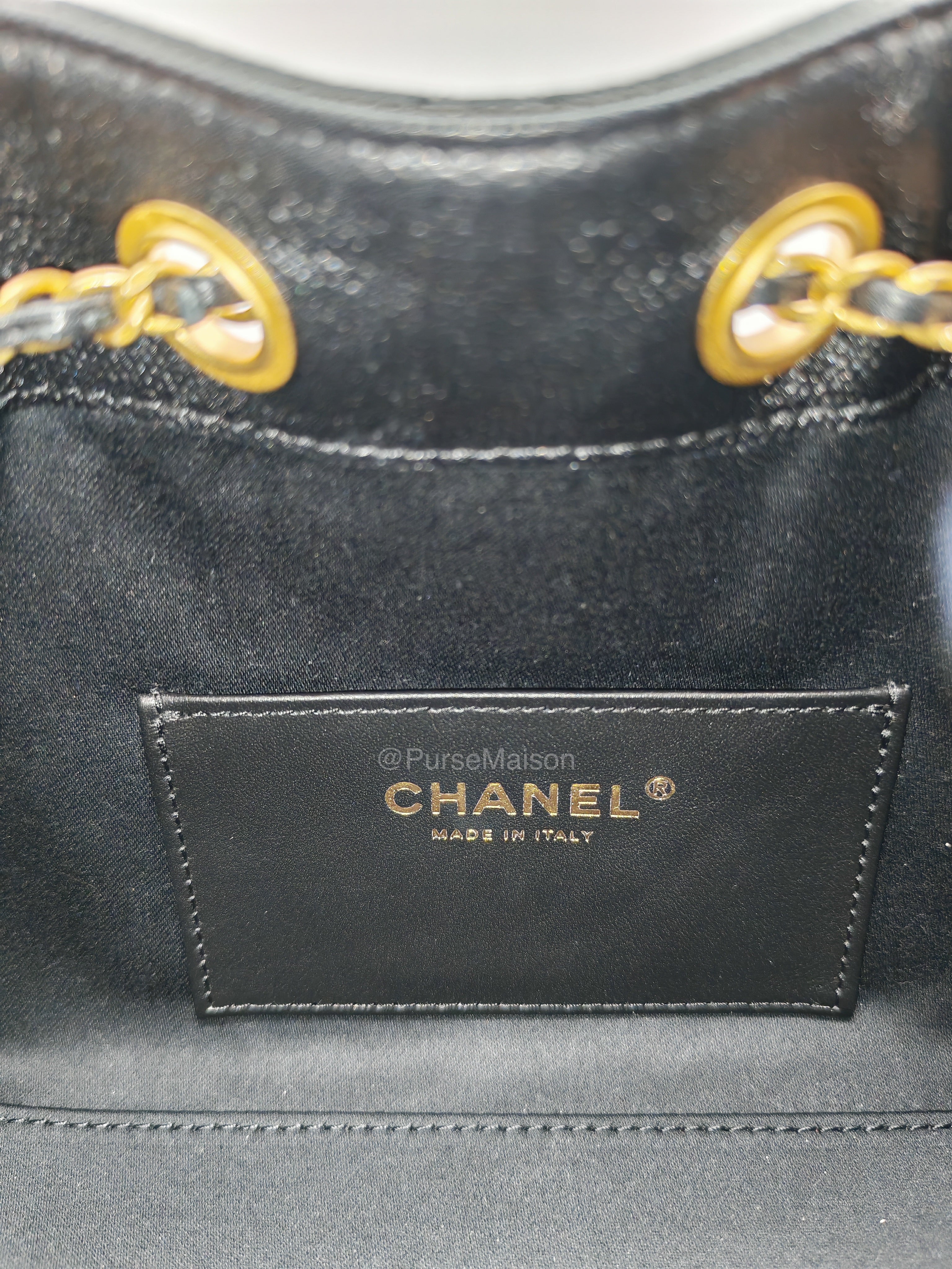 chanel 25 mini caviar bnew microchip (CXE487JE)