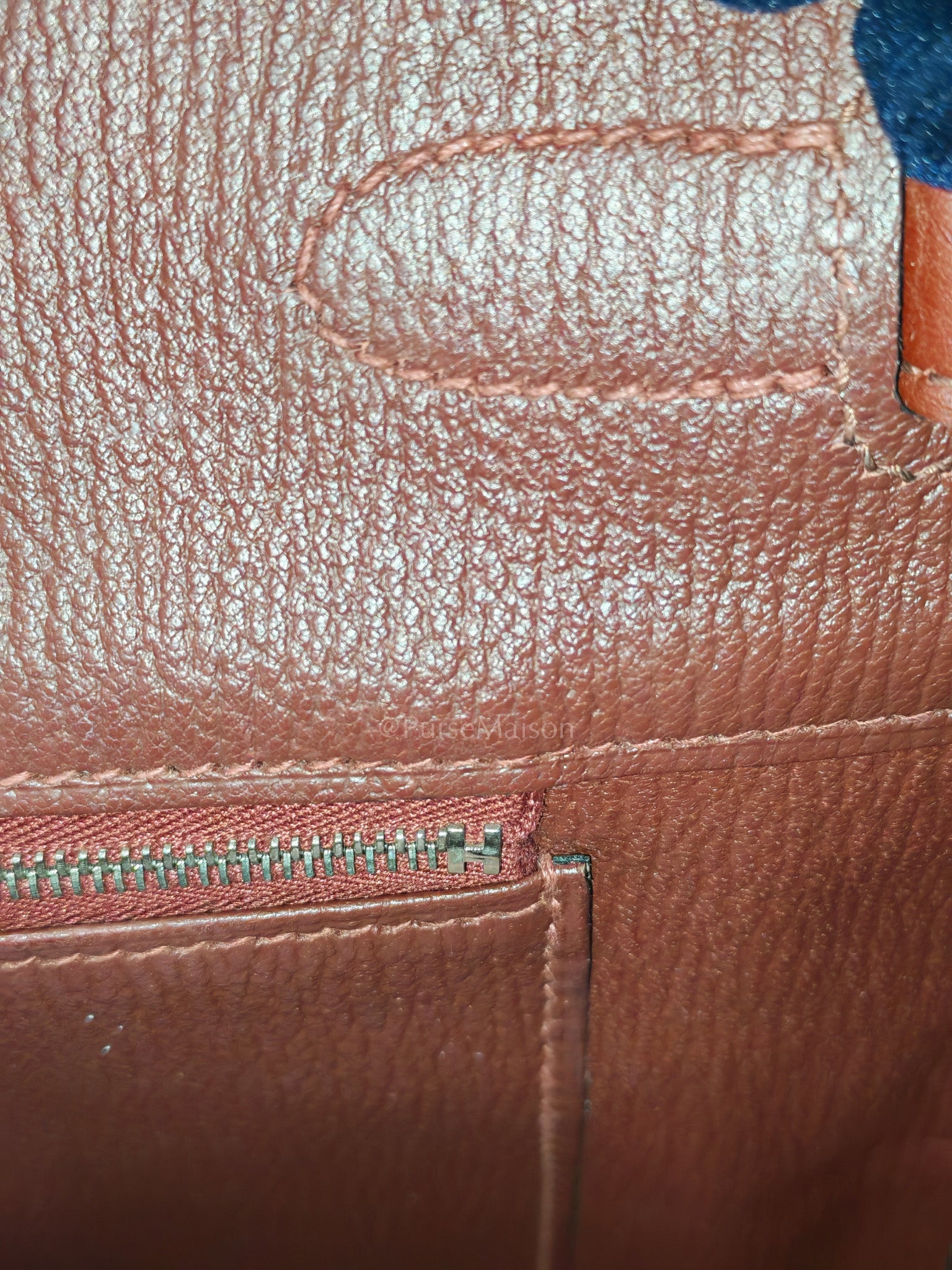 Birkin 35 in Rubis Clemence Leather Palladium Hardware Stamp Square P(2012)
