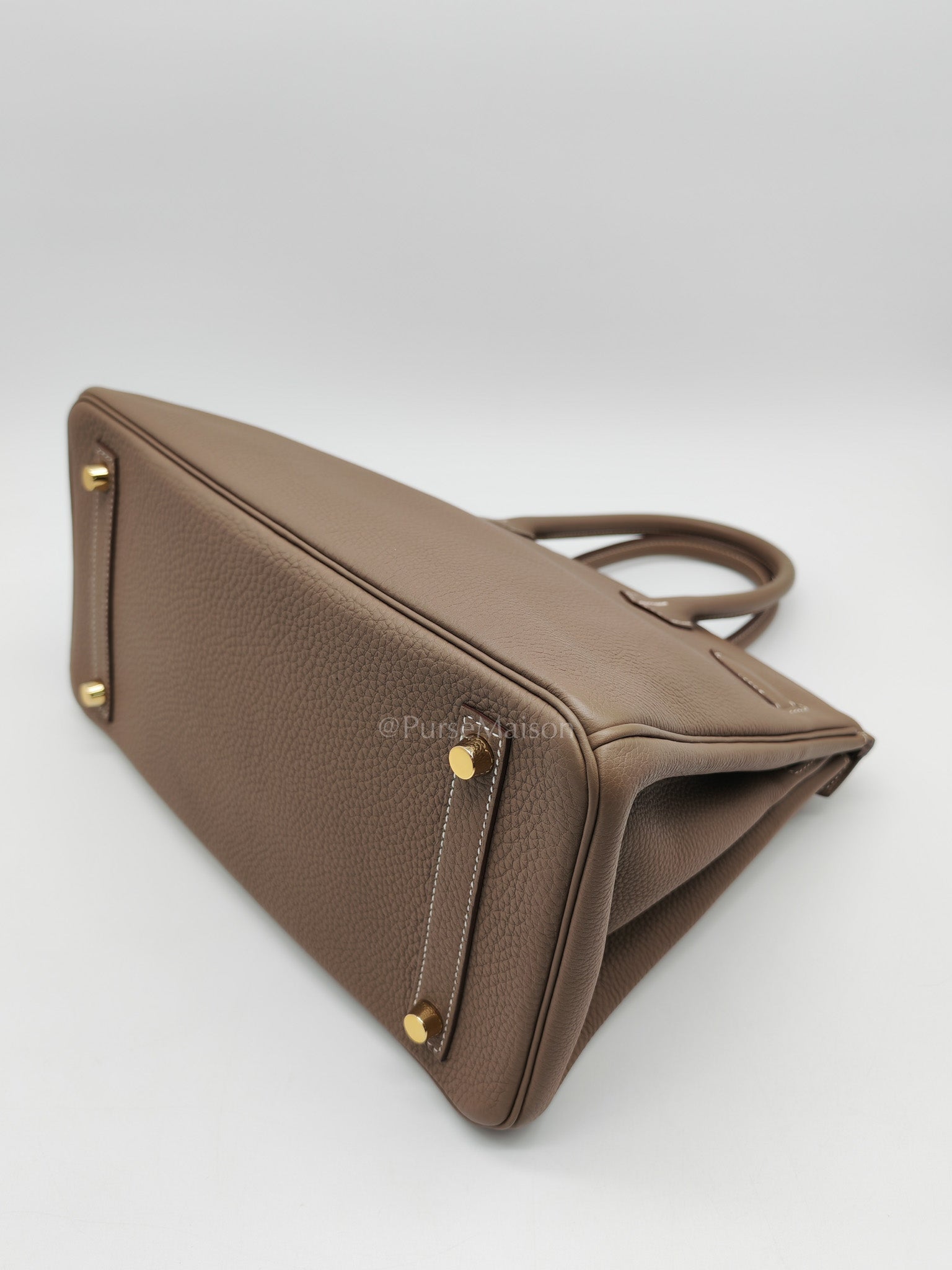 Birkin 30 in Etoupe Togo Leather & Gold Hardware Stamp A (2017)
