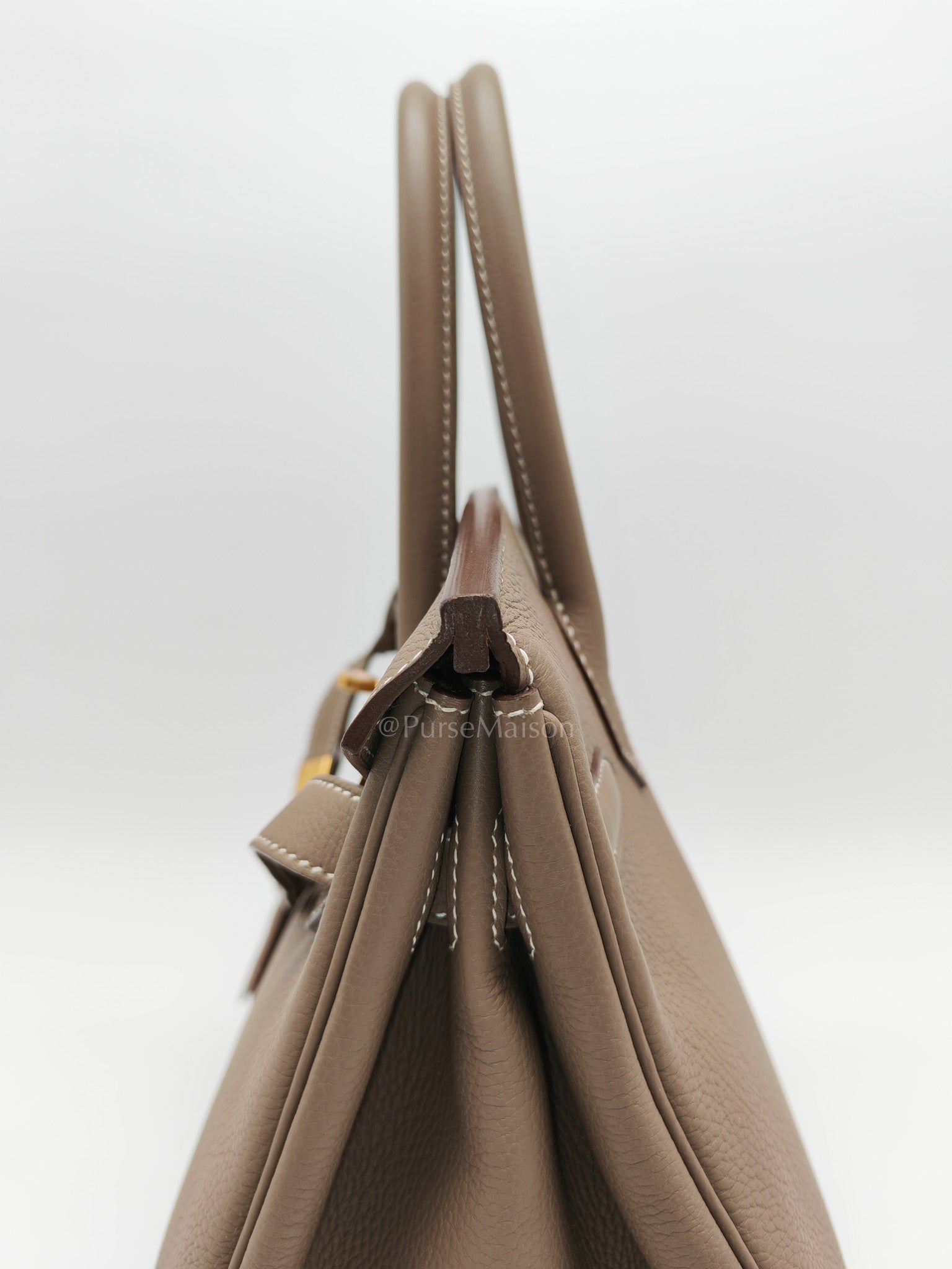 Birkin 30 in Etoupe Togo Leather & Gold Hardware Stamp A (2017)