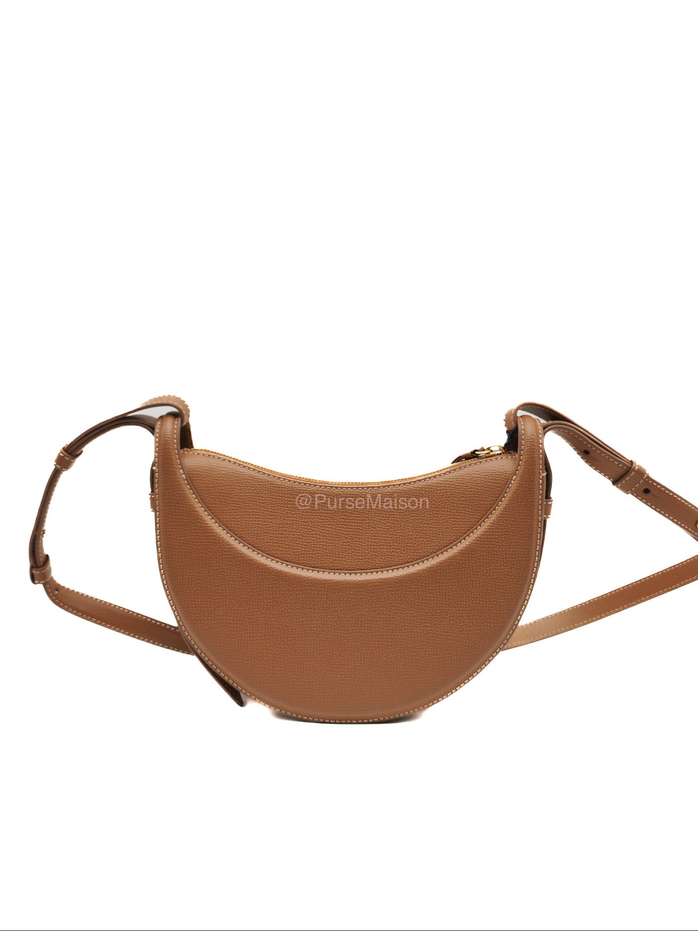 Polene Numero Dix Bag in Camel Grained Leather