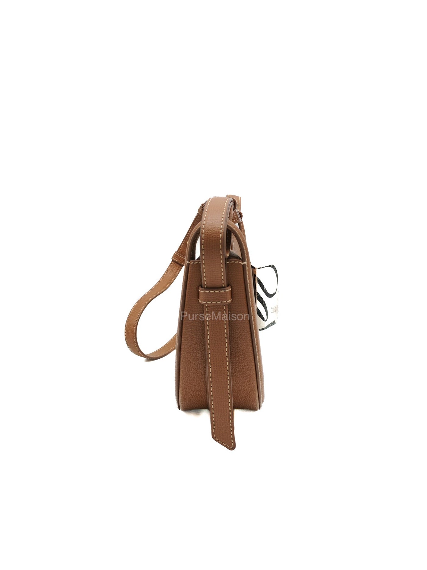 Polene Numero Dix Bag in Camel Grained Leather