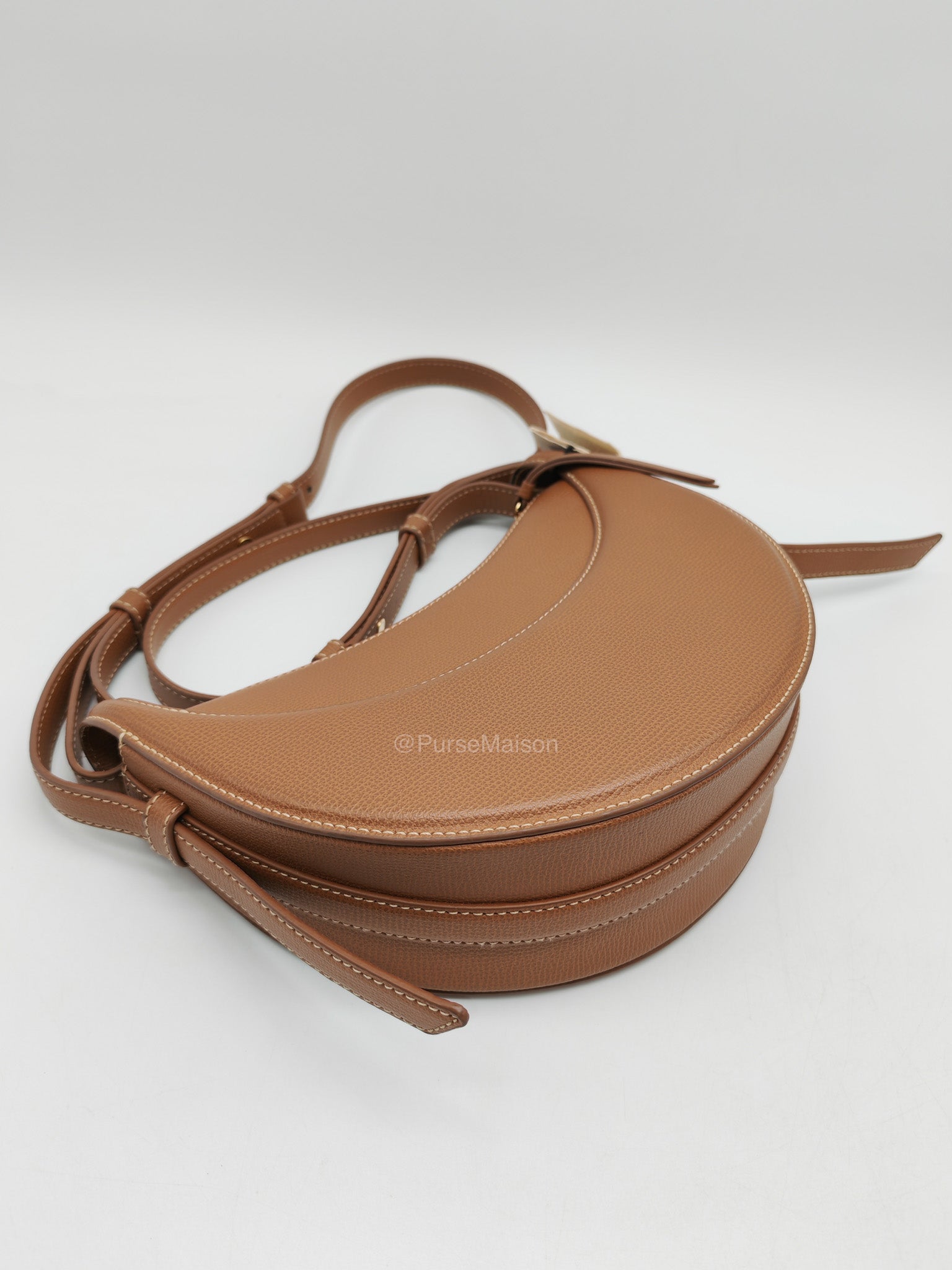 Polene Numero Dix Bag in Camel Grained Leather