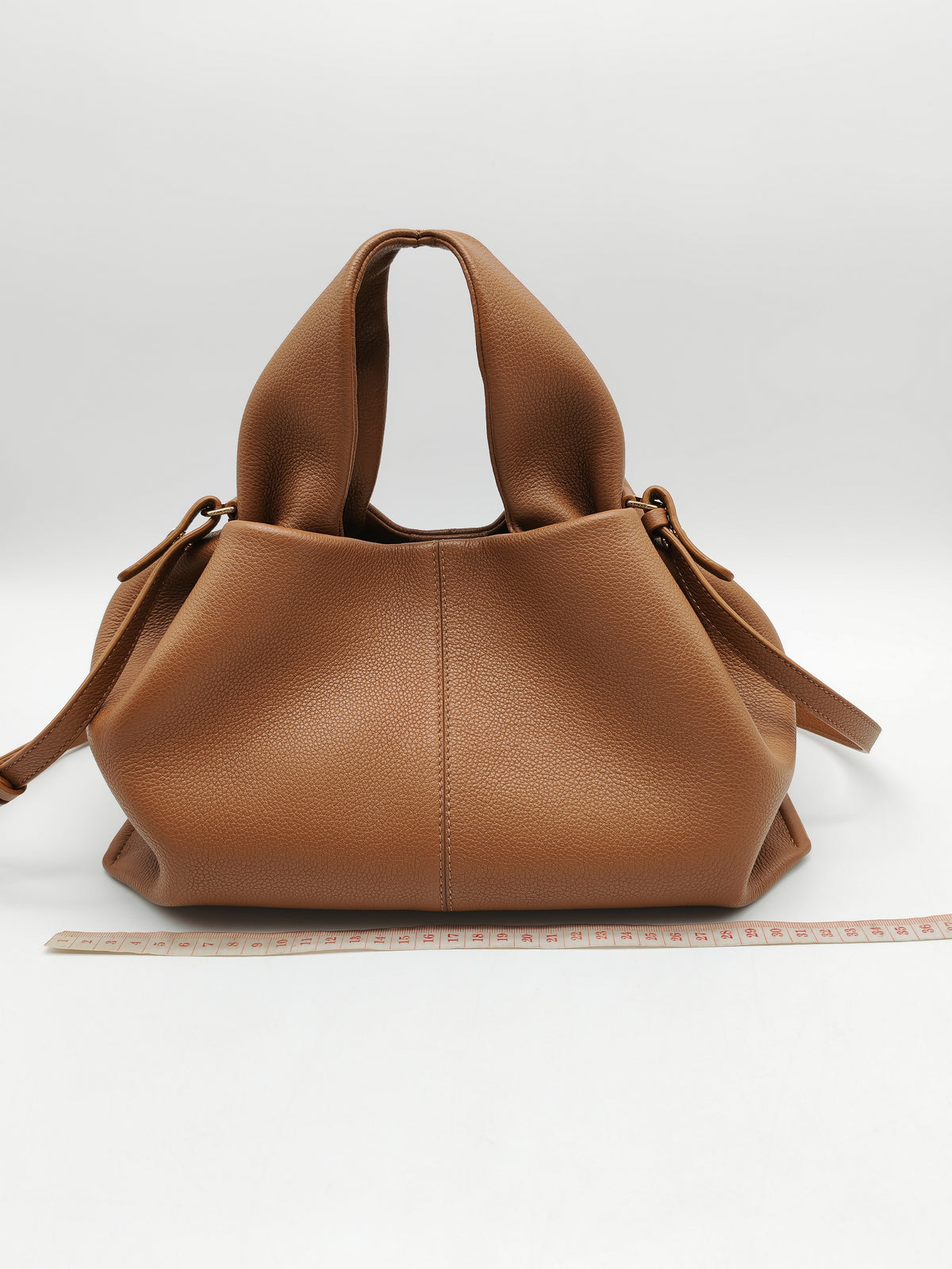 Polene Numero Neuf in Camel Graine Leather