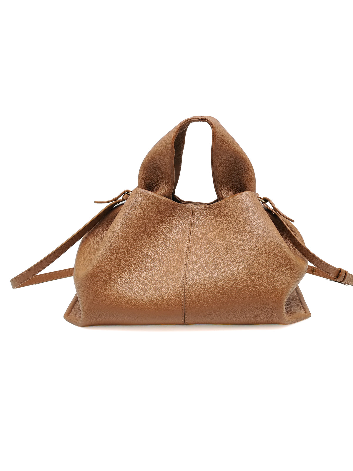 Polene Numero Neuf in Camel Graine Leather