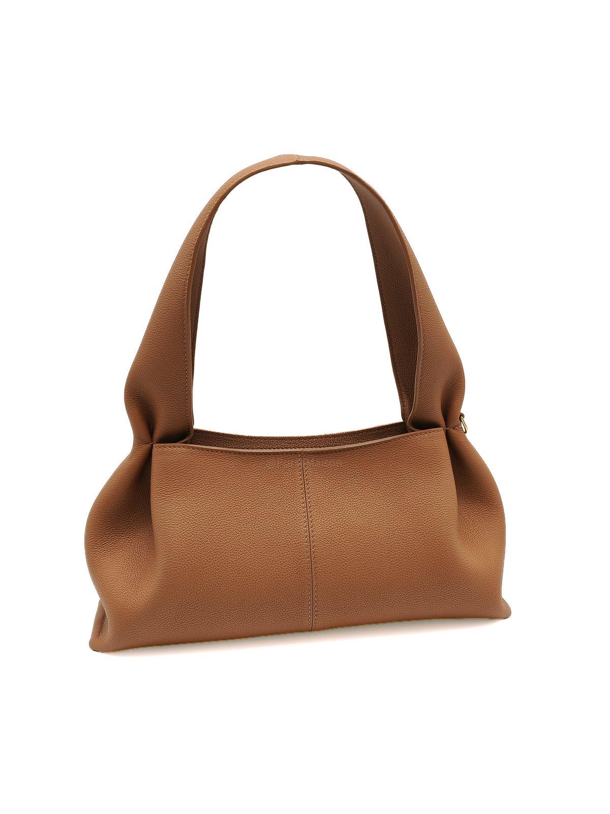 Polene Numéro Neuf East West in Camel Graine Textured Leather