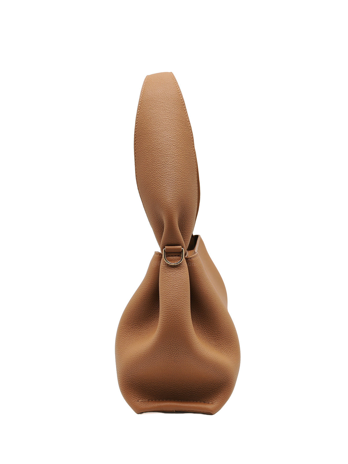 Polene Numéro Neuf East West in Camel Graine Textured Leather