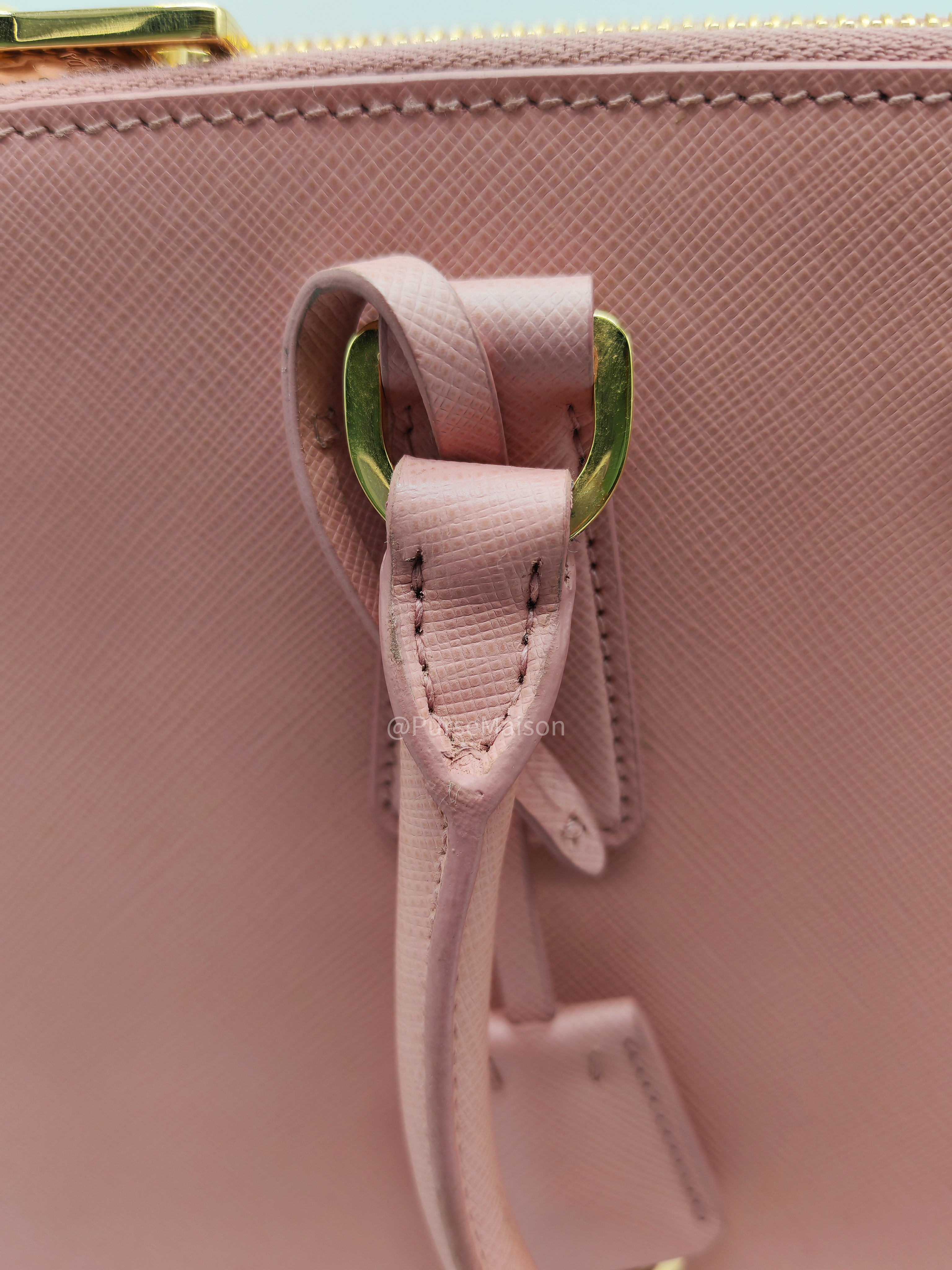 Prada Galleria&nbsp; Saffiano Leather Bag Petalo GHW