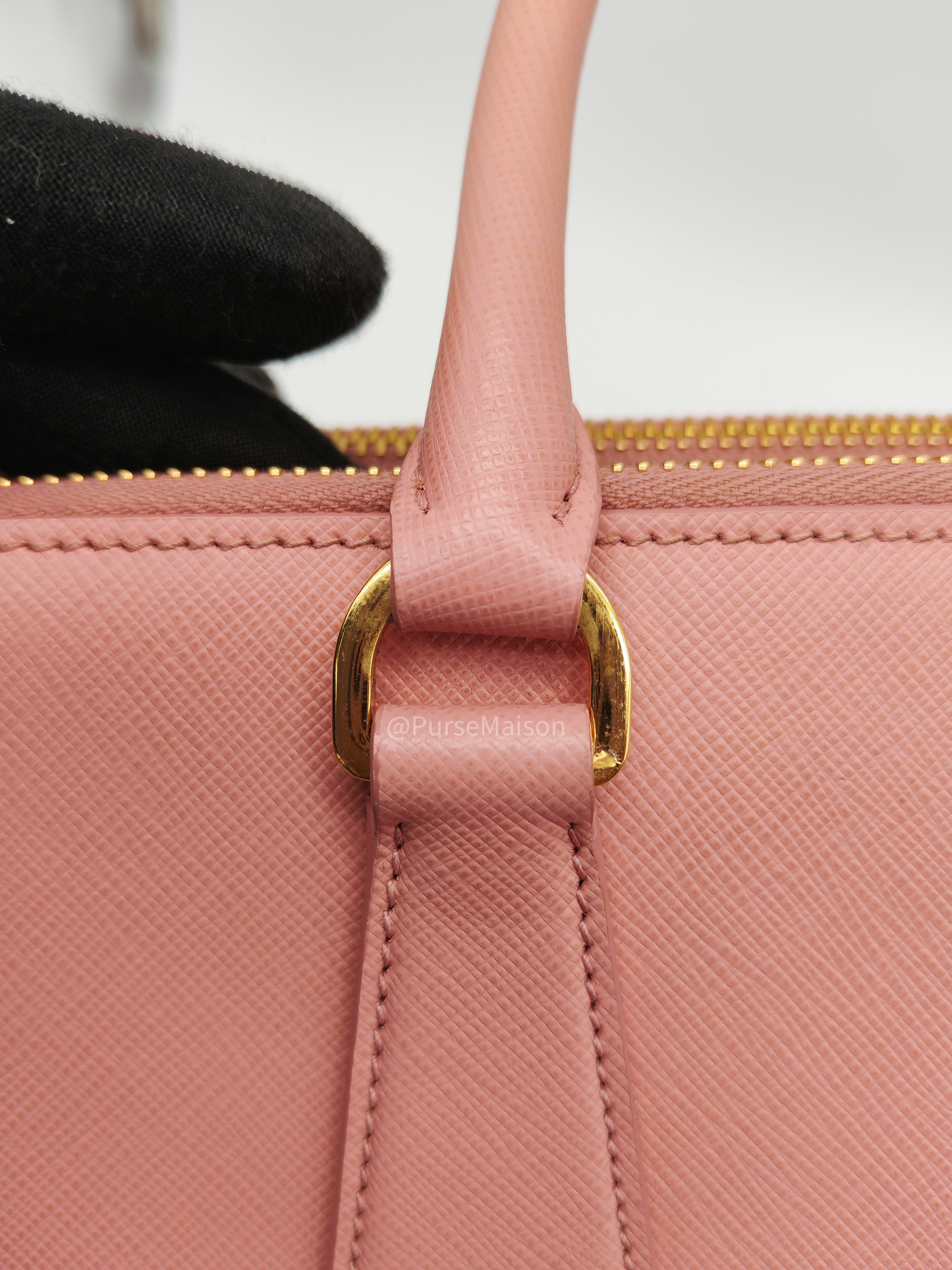 Prada Galleria&nbsp; Saffiano Leather Bag Petalo GHW