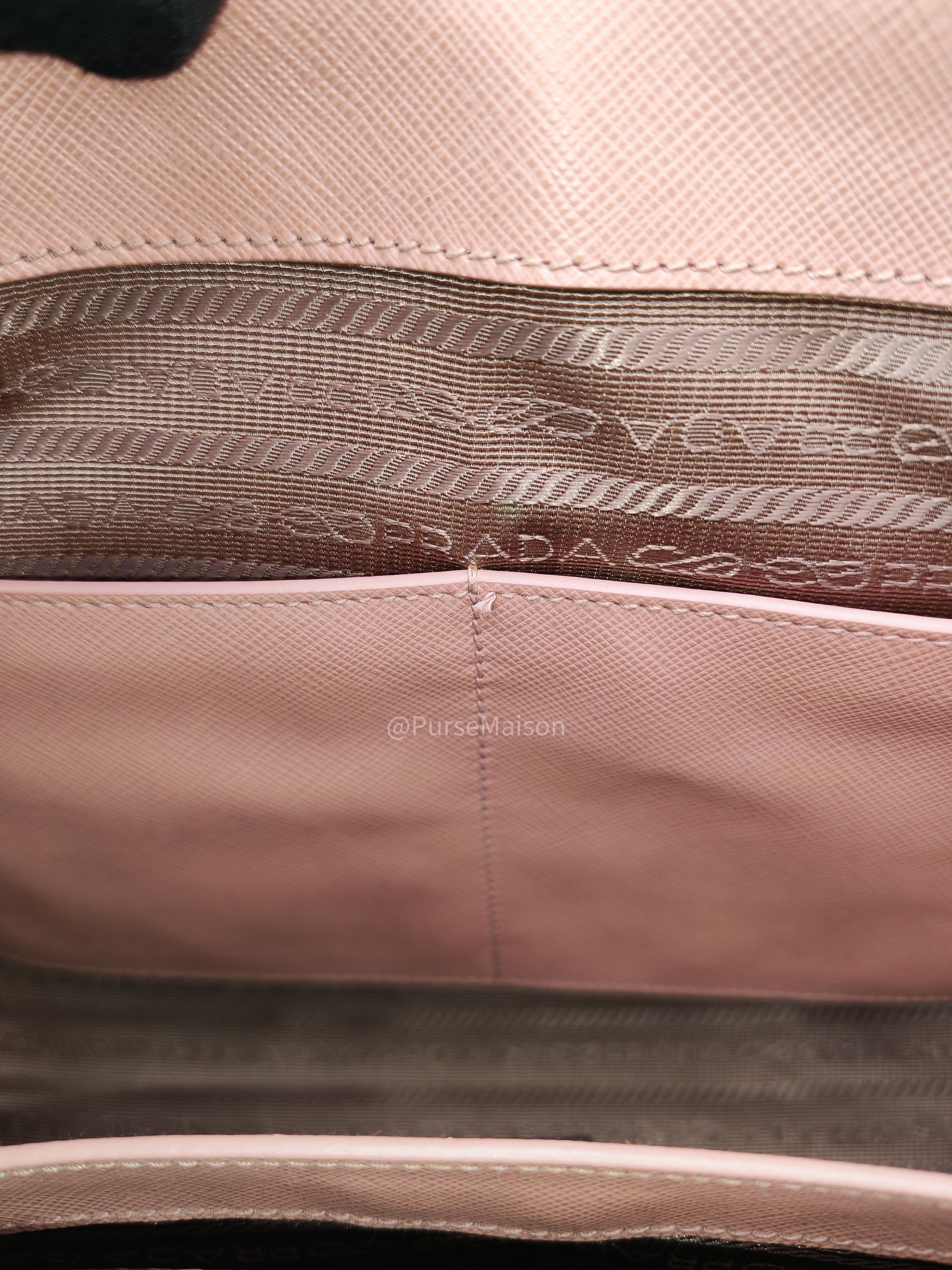 Prada Galleria&nbsp; Saffiano Leather Bag Petalo GHW