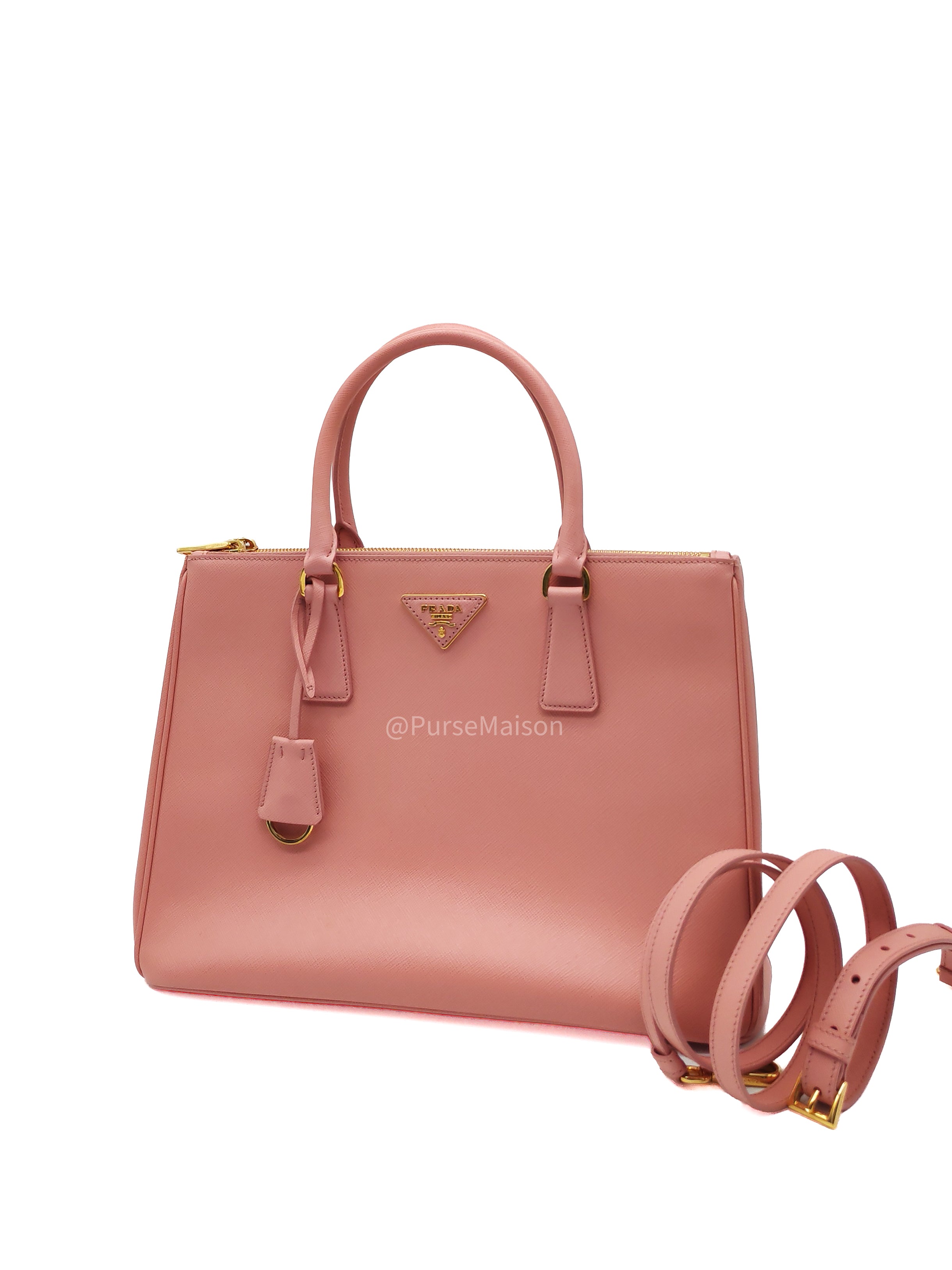Prada Galleria&nbsp; Saffiano Leather Bag Petalo GHW