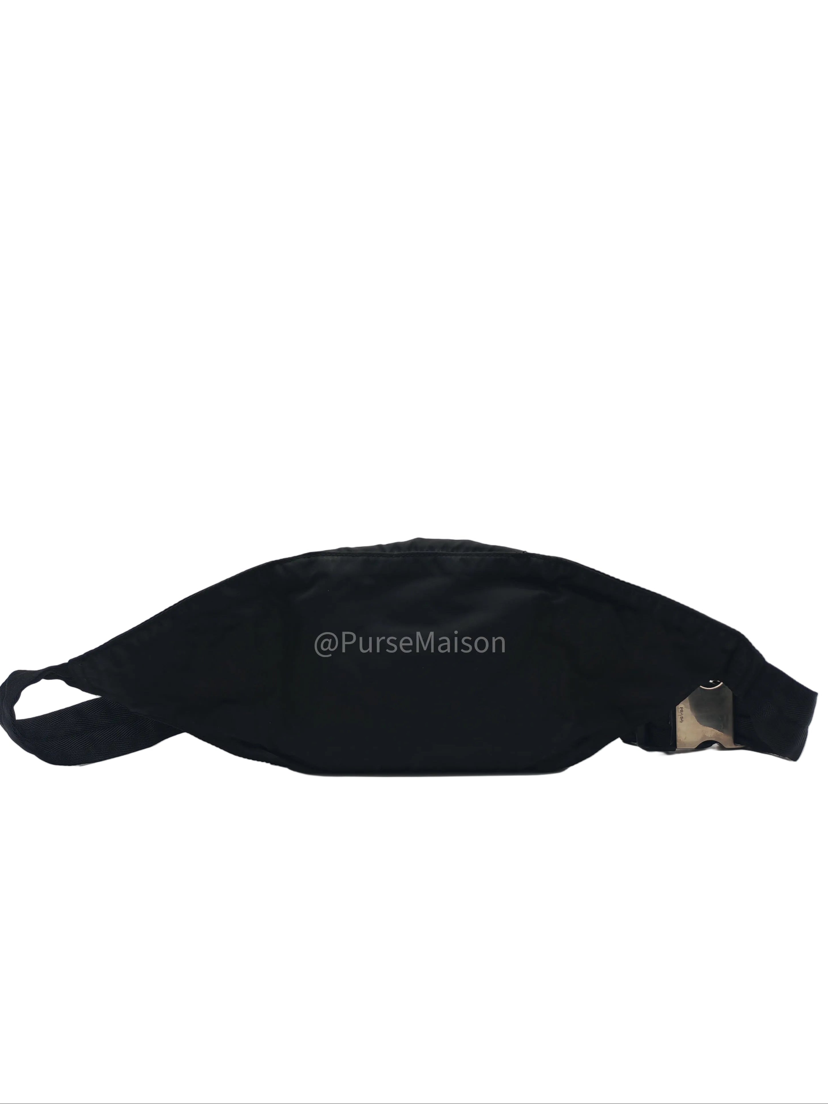 Prada Tessuto nylon Multi-Pocket Belt Bag in Triangle Logo Plaque
