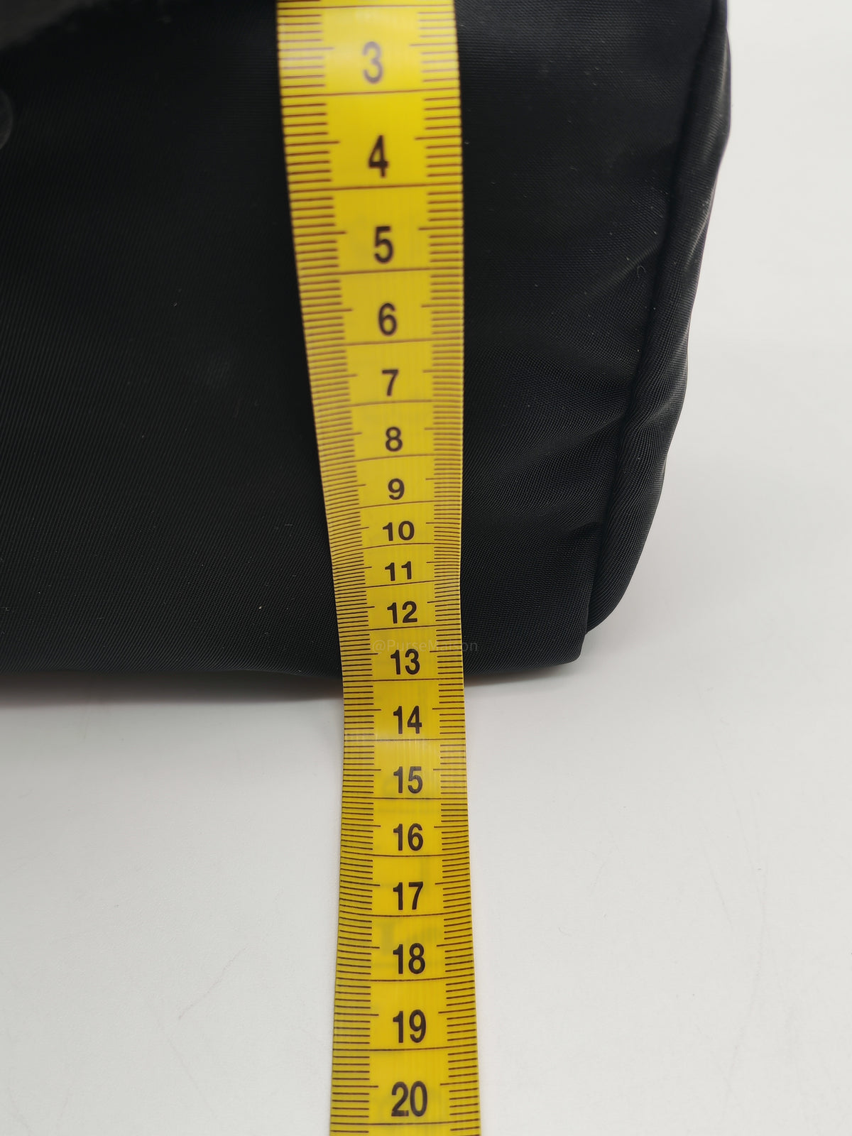 Prada Nylon Cosmetic Pouch in Black Nylon Canvas
