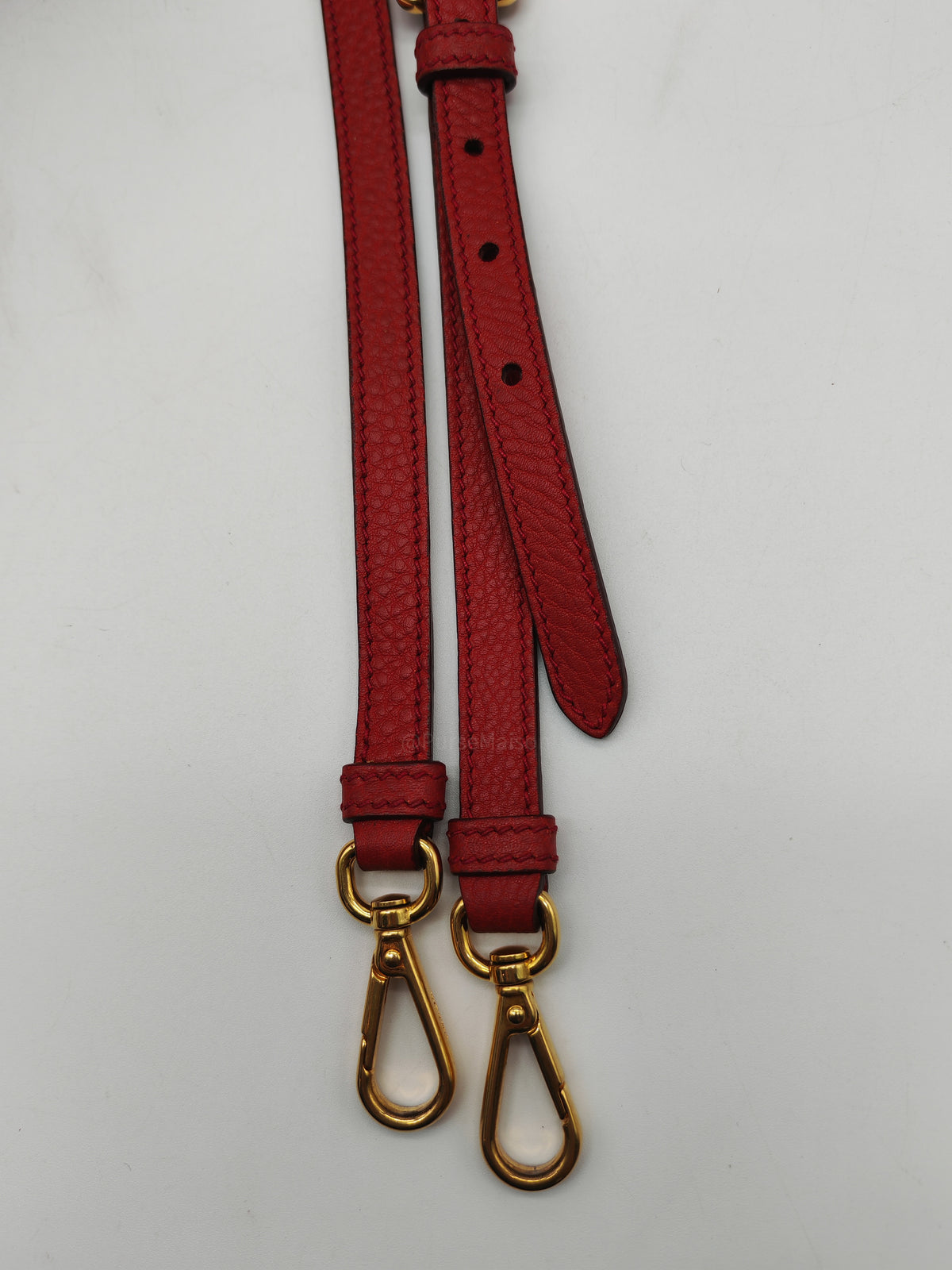 Prada Vitello Daino Bowling Bag in Red Bauletto Leather and Gold Hardware