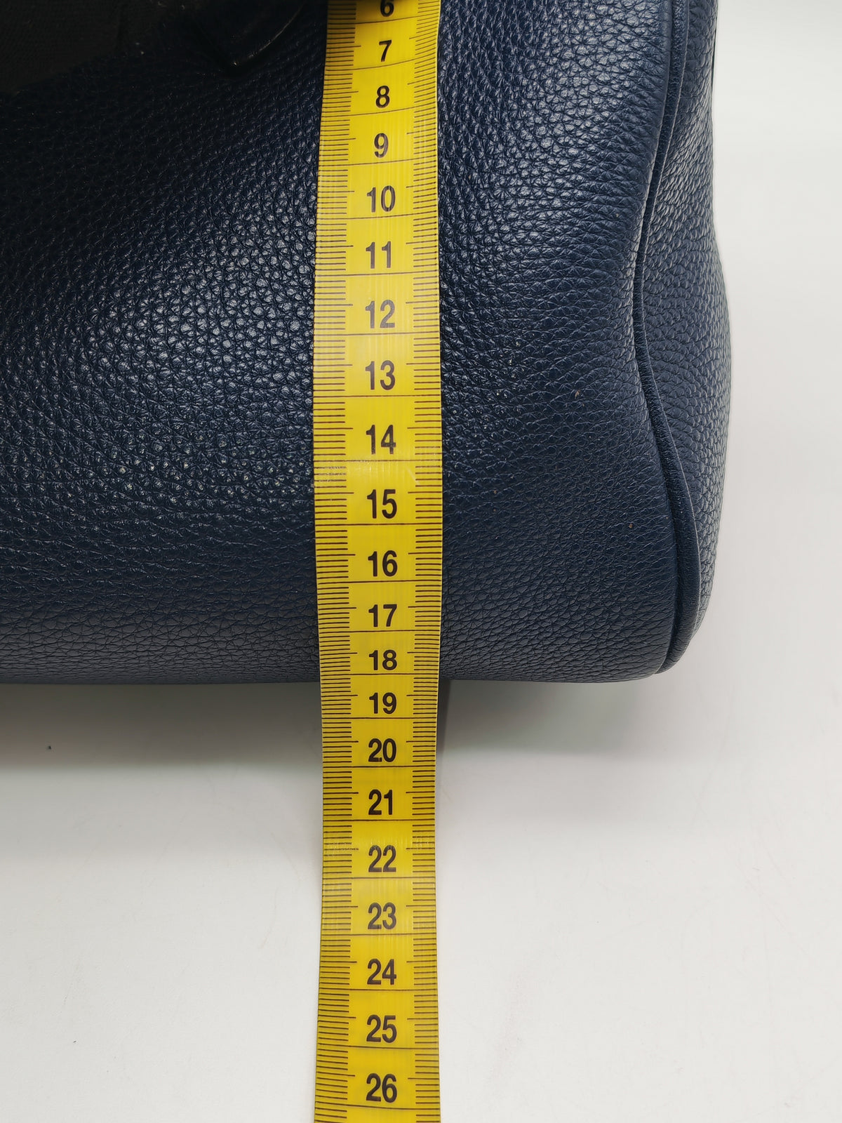 Prada 1BB797 Vitello Phenix Bauletto in Baltico