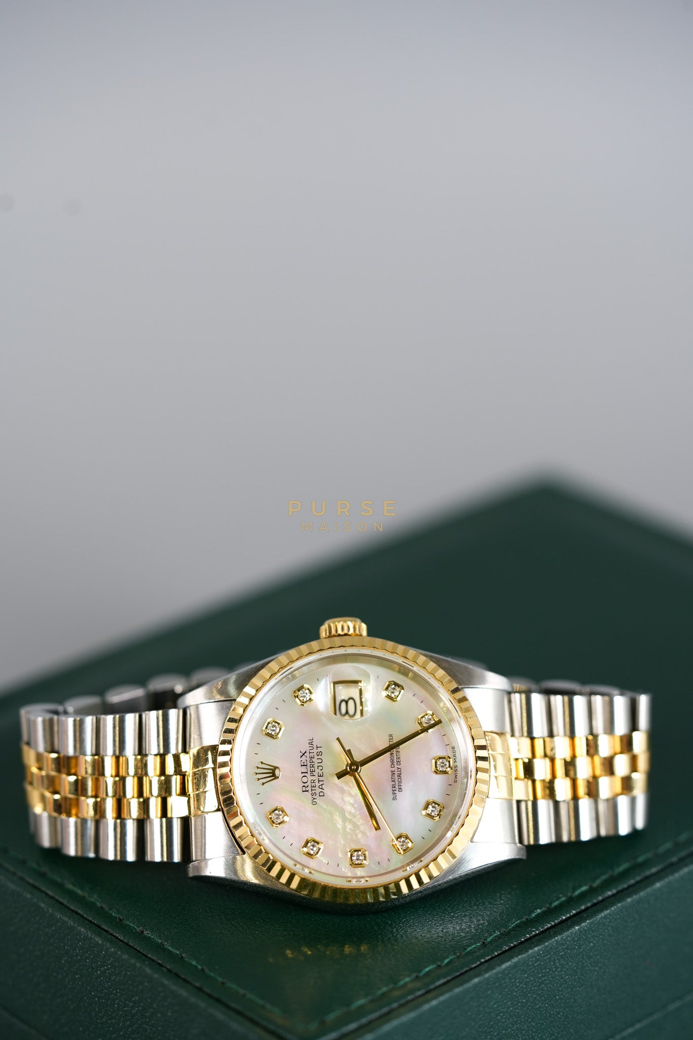 Datejust 36mm Mother of Pearl Two-tone Stainless Steel Strap | Purse Maison Luxury Bags Shop