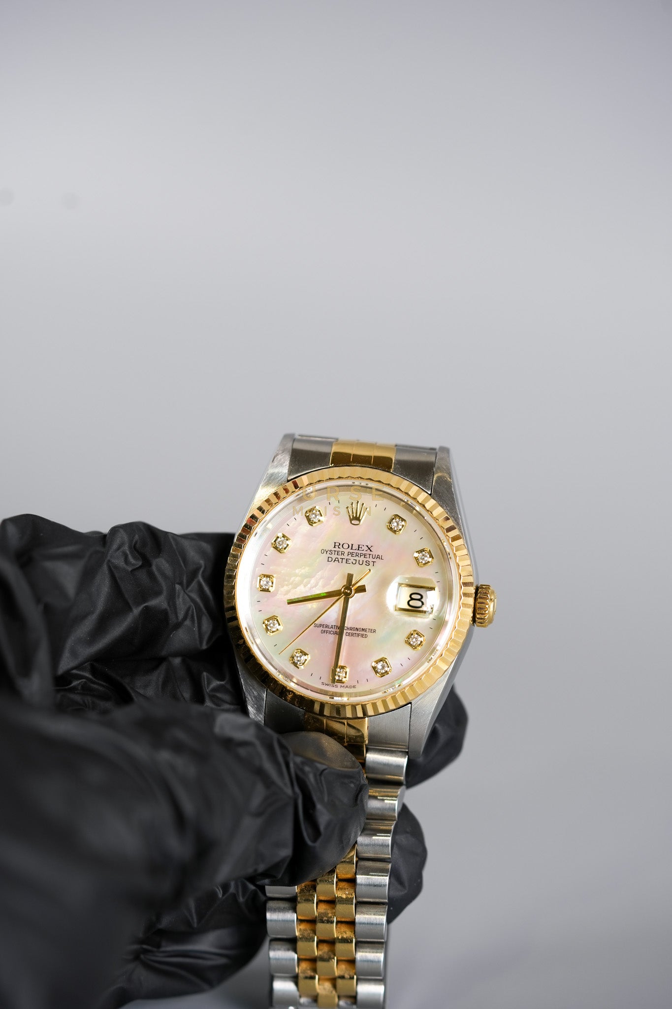 Datejust 36mm Mother of Pearl Two-tone Stainless Steel Strap | Purse Maison Luxury Bags Shop