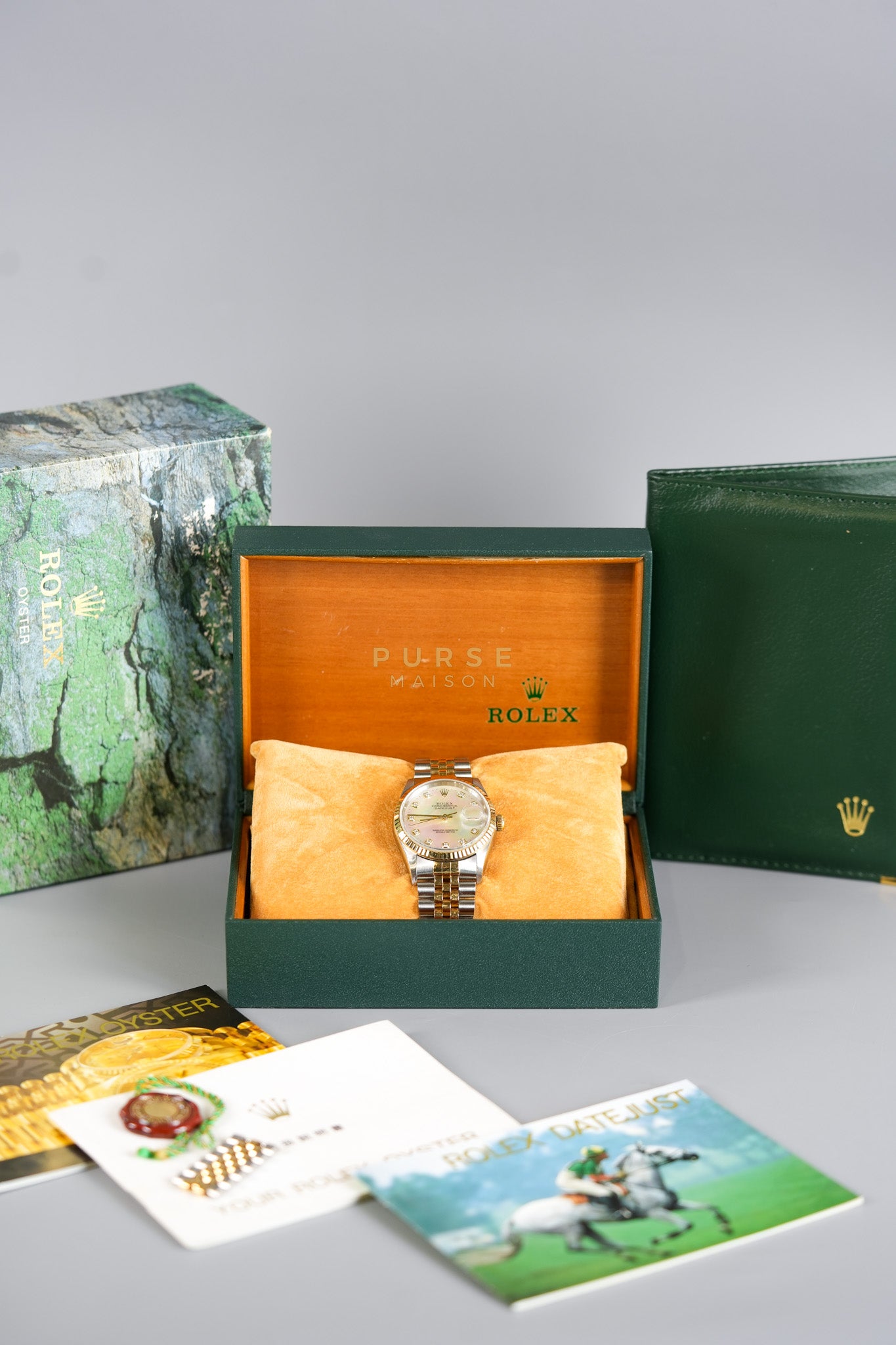 Datejust 36mm Mother of Pearl Two-tone Stainless Steel Strap | Purse Maison Luxury Bags Shop