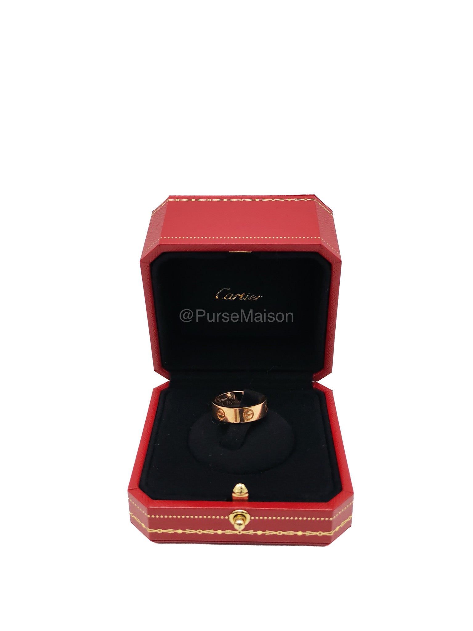 Cartier Love Ring Yellow Gold Size 58mm
