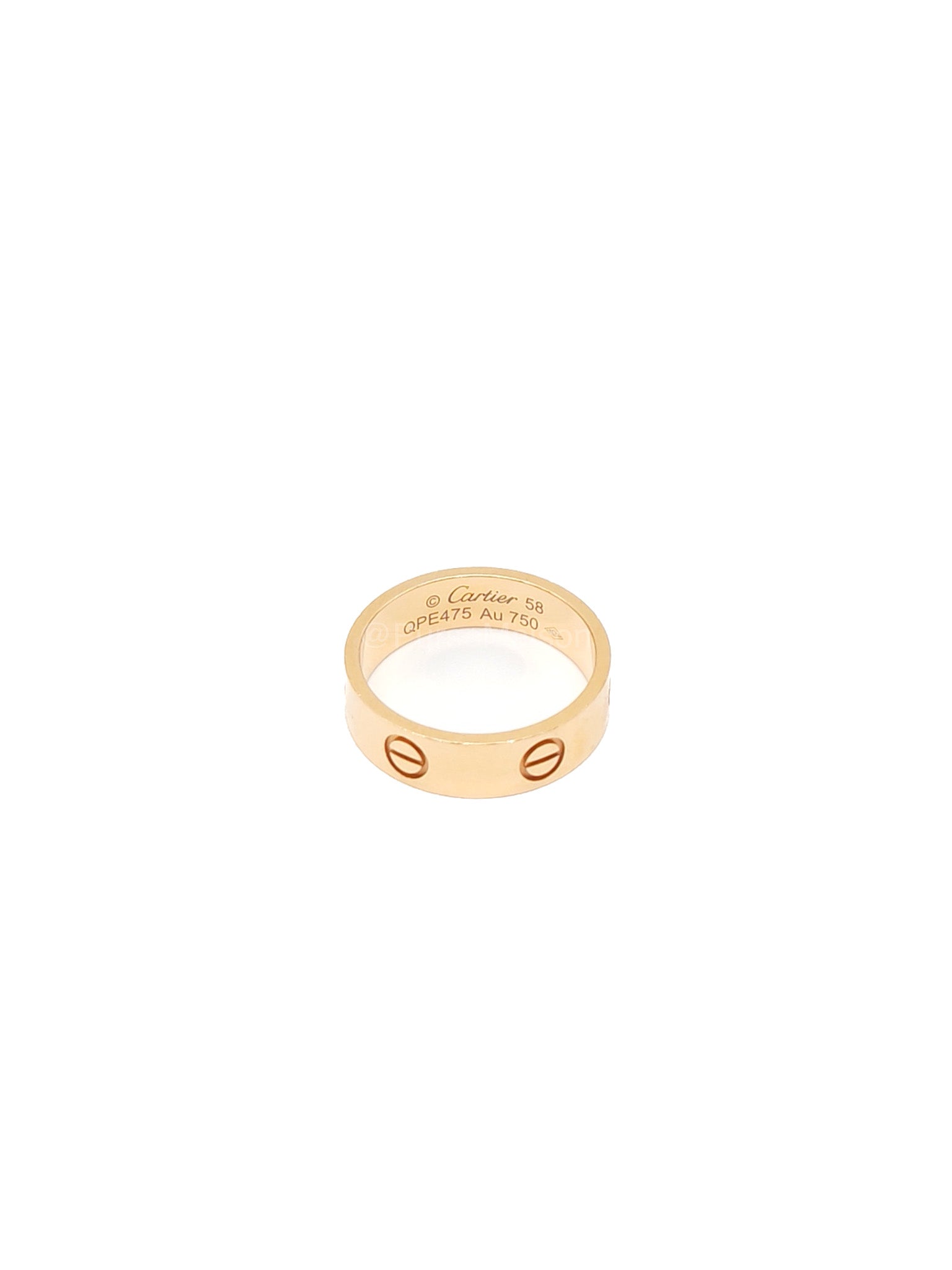 Cartier Love Ring Yellow Gold Size 58mm