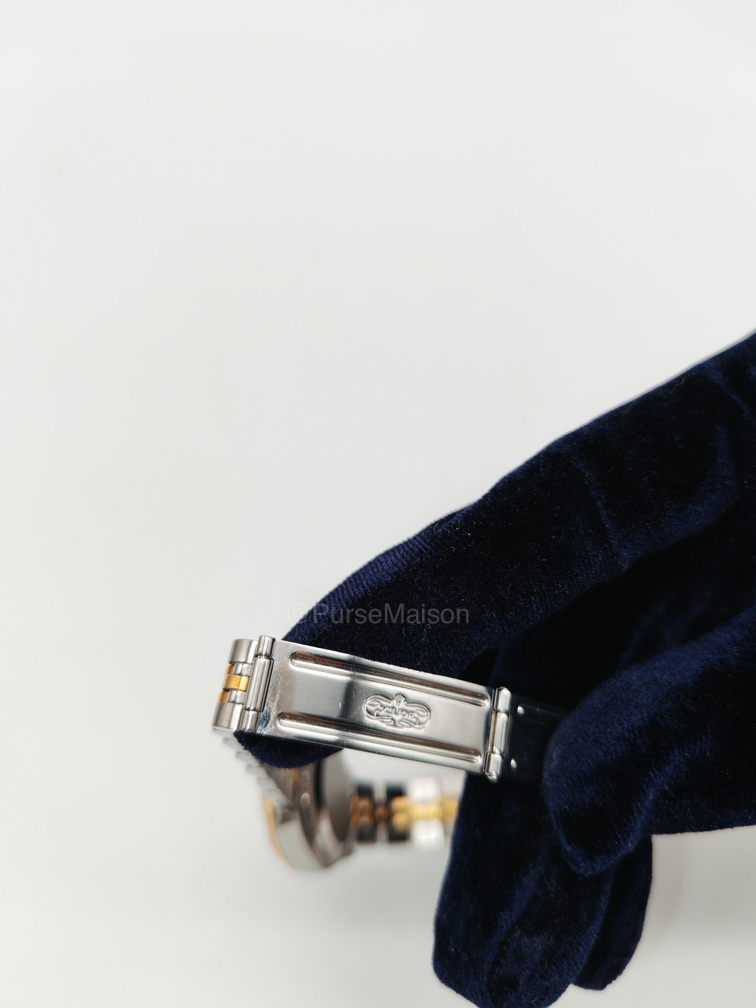 Rolex Oyster Perpetual Datejust White Roman Numeral Dial Two Tone Jubilee Bracelet 26 mm Ref. No. 69173 (1996)