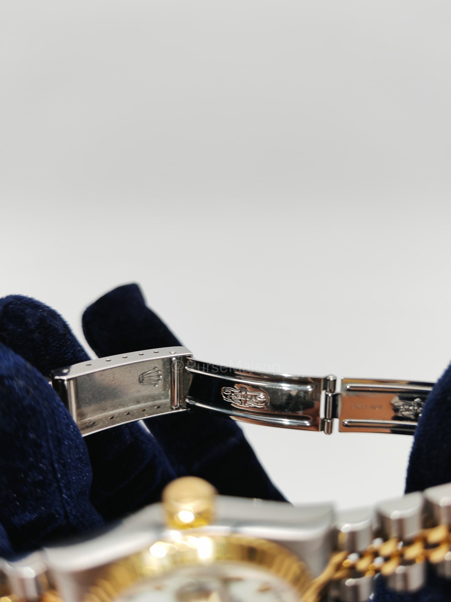 Rolex Oyster Perpetual Datejust White Roman Numeral Dial Two Tone Jubilee Bracelet 26 mm Ref. No. 69173 (1996)
