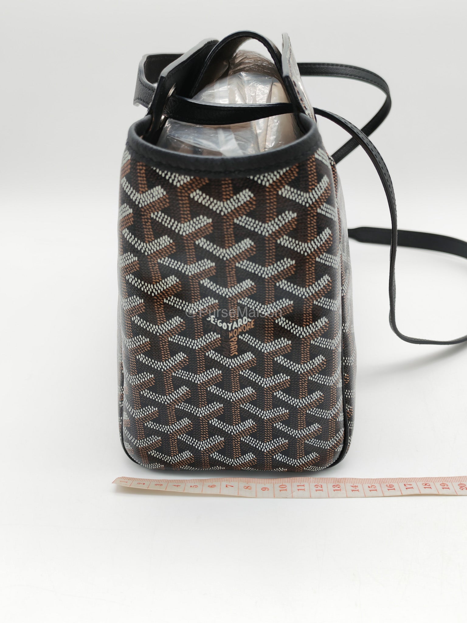 Goyard Rouette Souple PM in BLack Goyardine Canvas