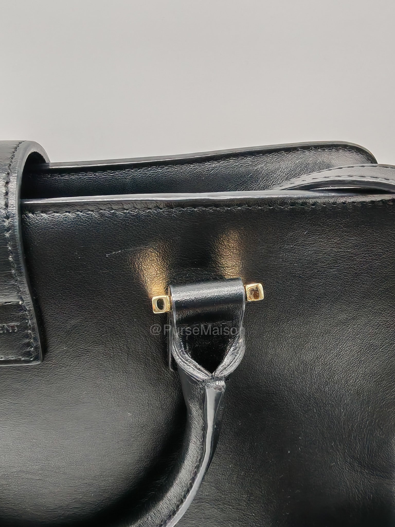 Saint Laurent Cabas Small Monogram in Black Smooth Calfskin Leather