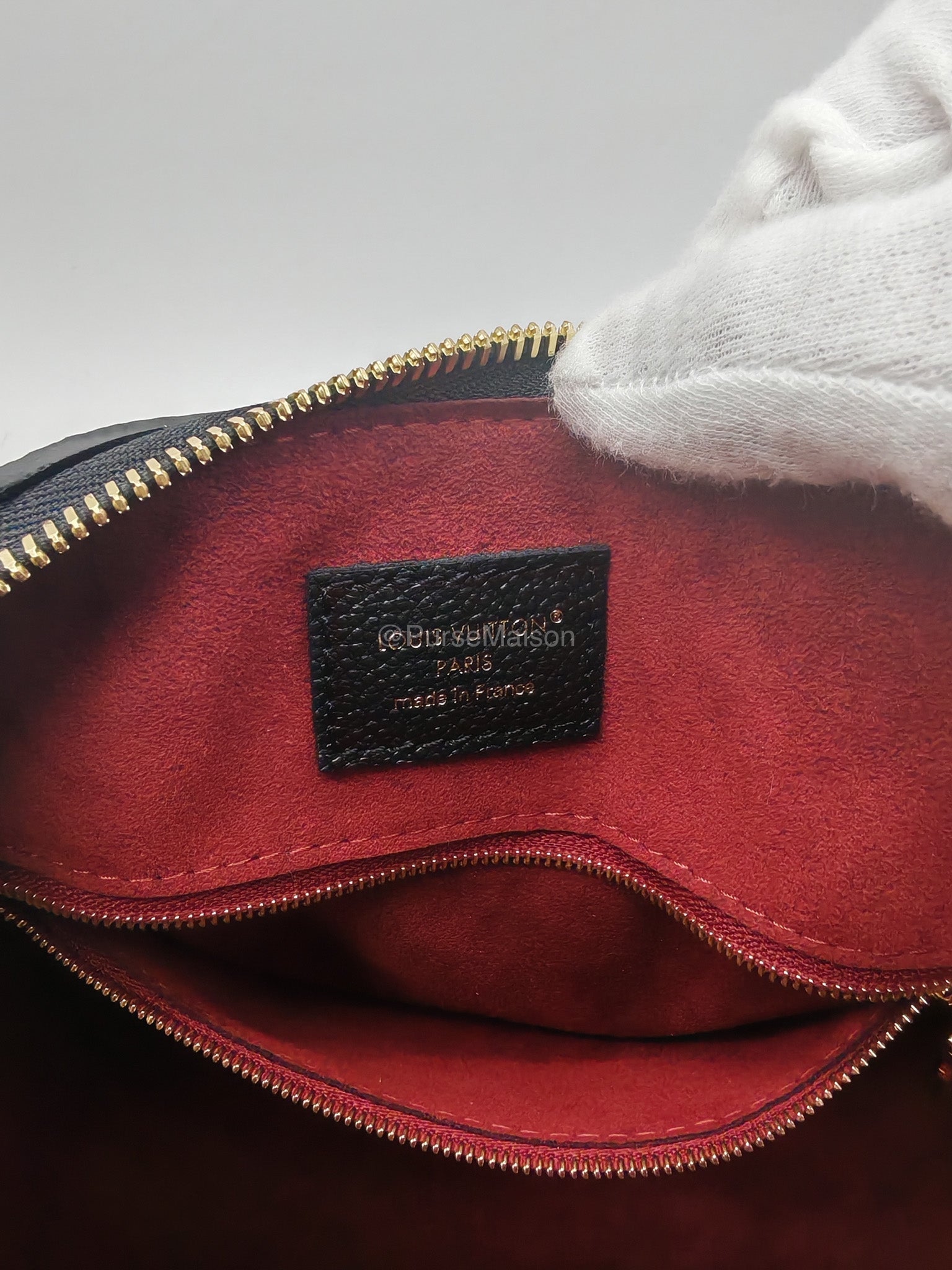 Louis Vuitton Speedy Bandouliere 25 in Bicolor Monogram Empreinte Leather (Microchip)
