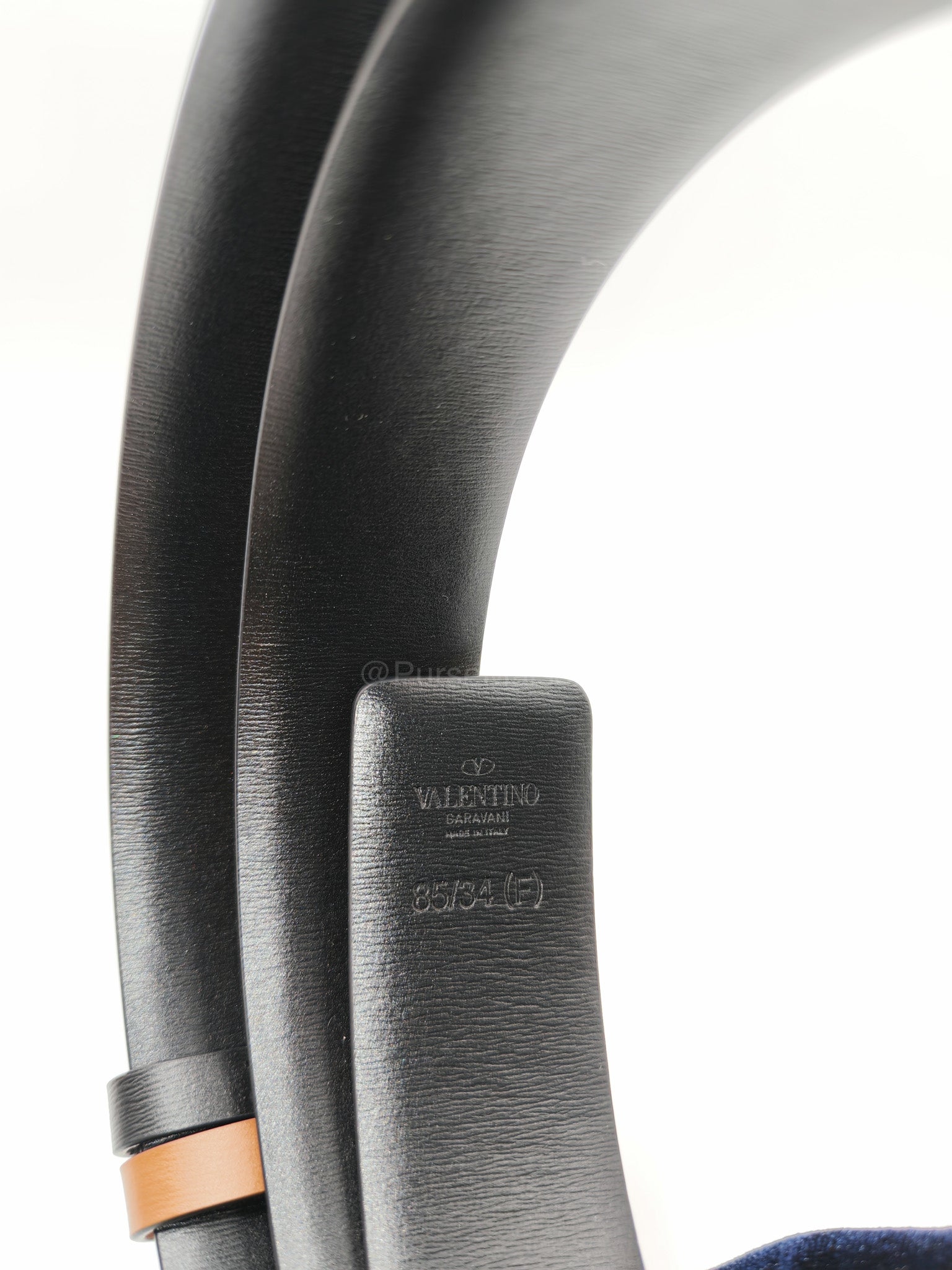 Valentino Garavani Reversible VLogo Signature Belt in Brown/Black