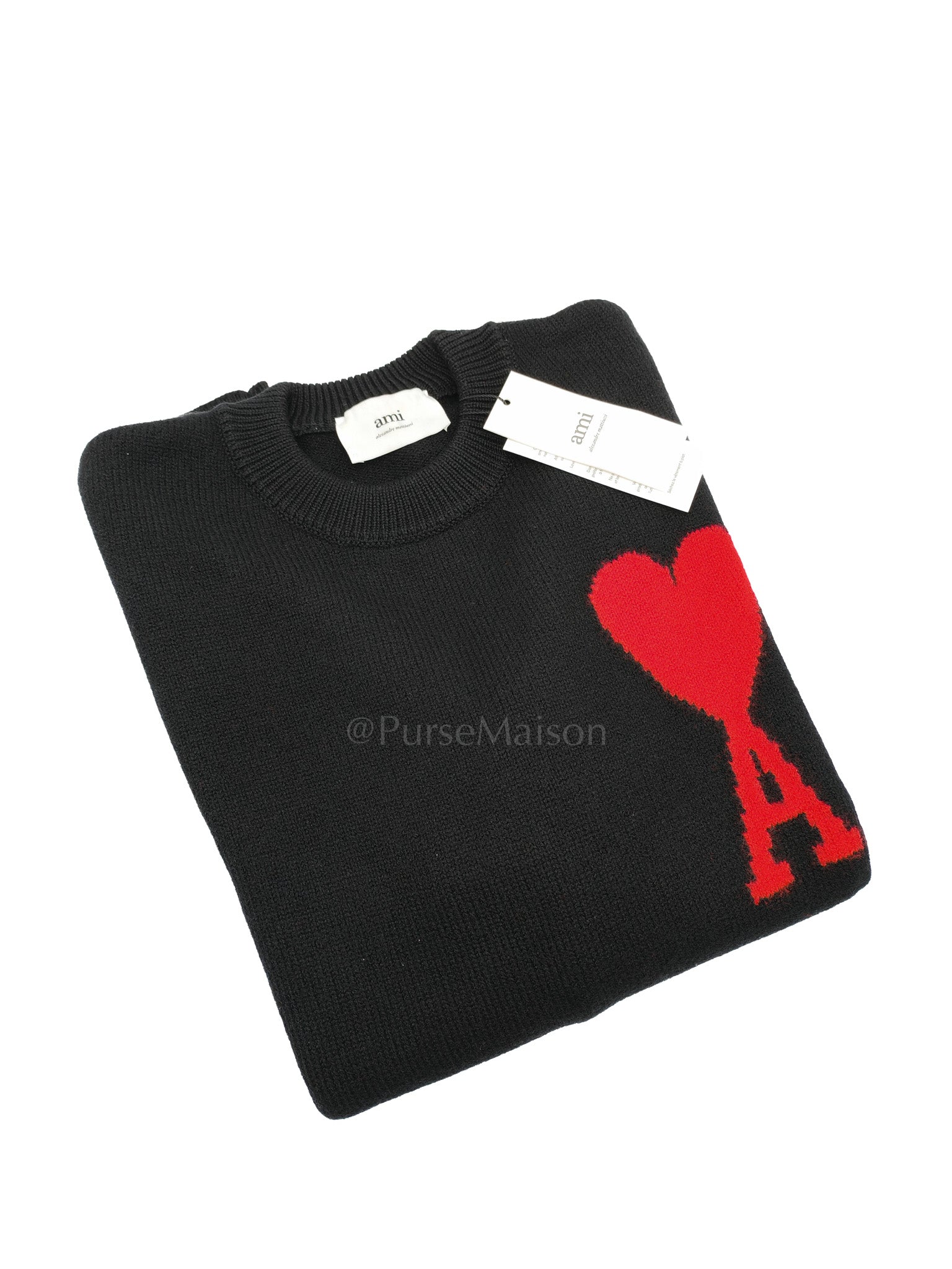 Ami Paris S Wool Sweatshirt Size Small