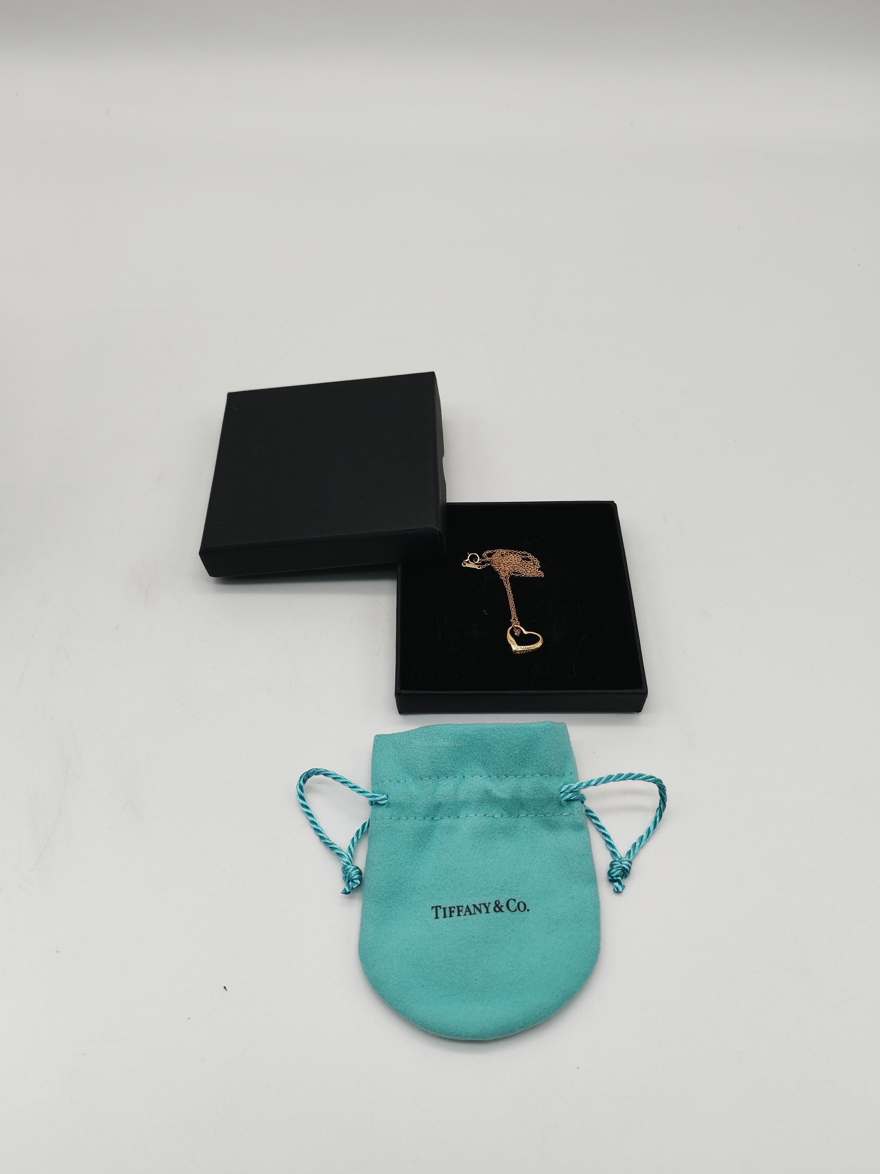 Tiffany & Co. Elsa Peretti Open Heart Pendant in 18K Yellow Gold